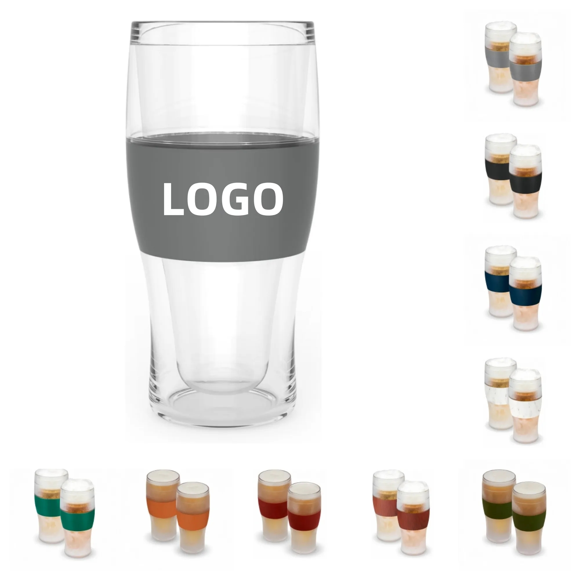 Chilled Double-Walled Silicone Sleeve Drinkware 4
