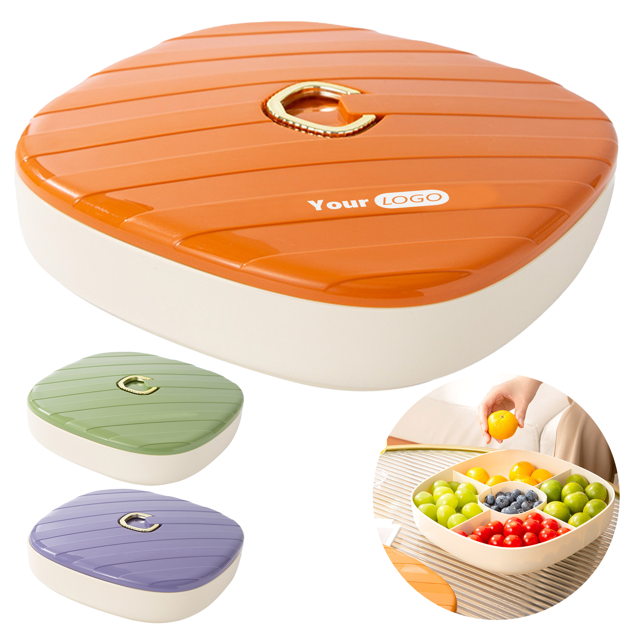 Polypropylene Foldable Portable Fruit Tray 3