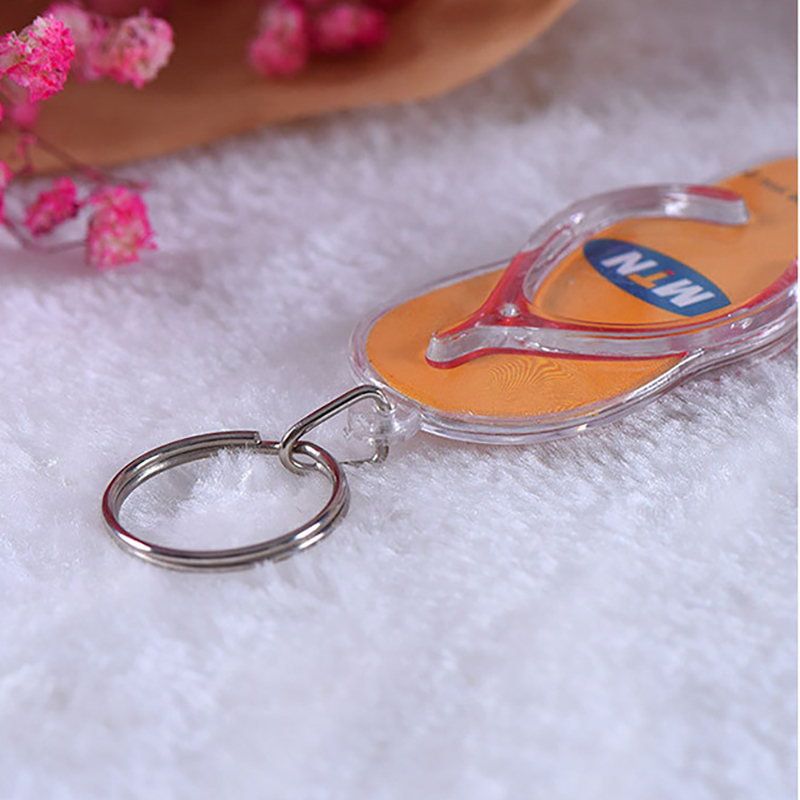 Custom Acrylic Flip-Flop Key Ring 7