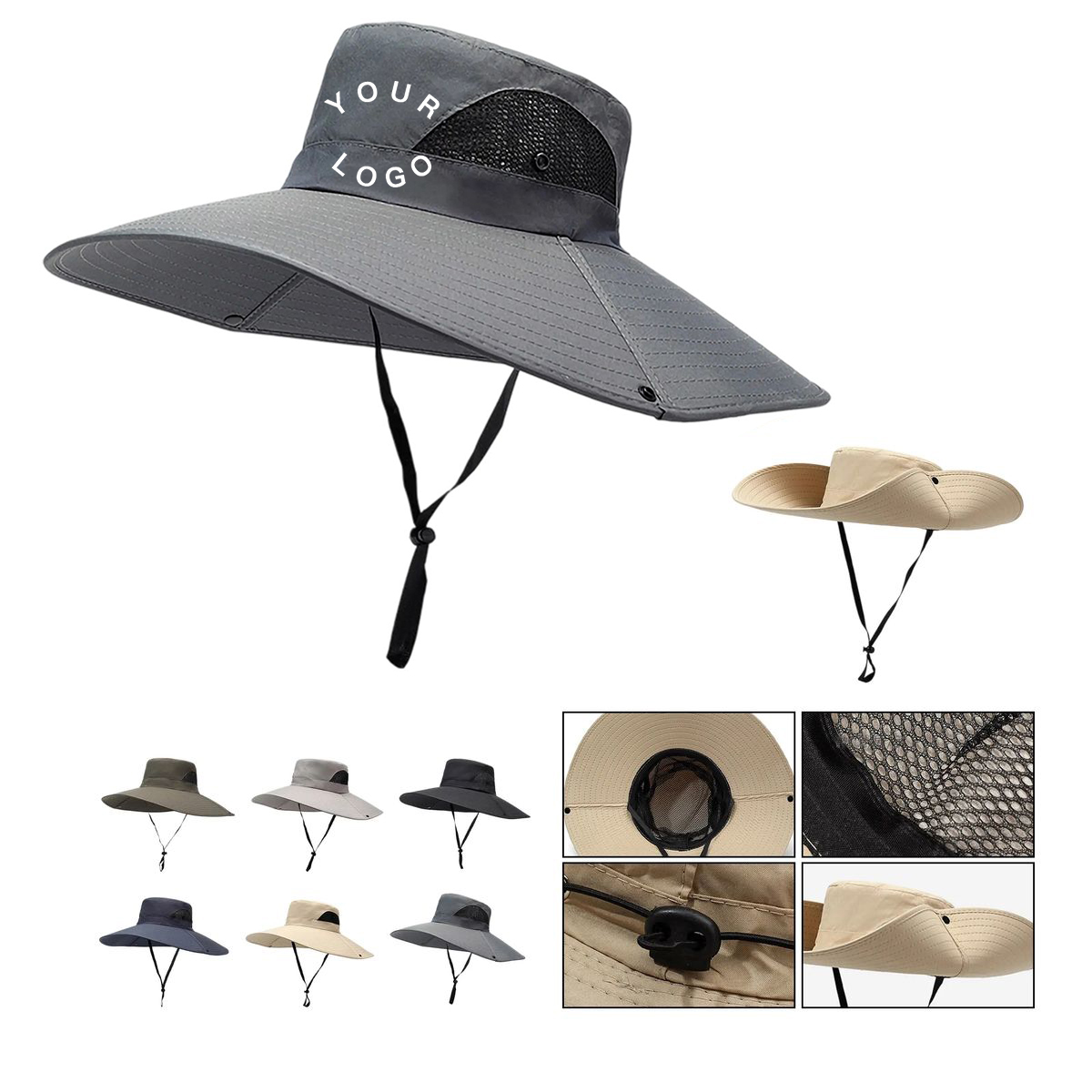 Wide Brim Outdoor Hat for Hiking and Camping 5