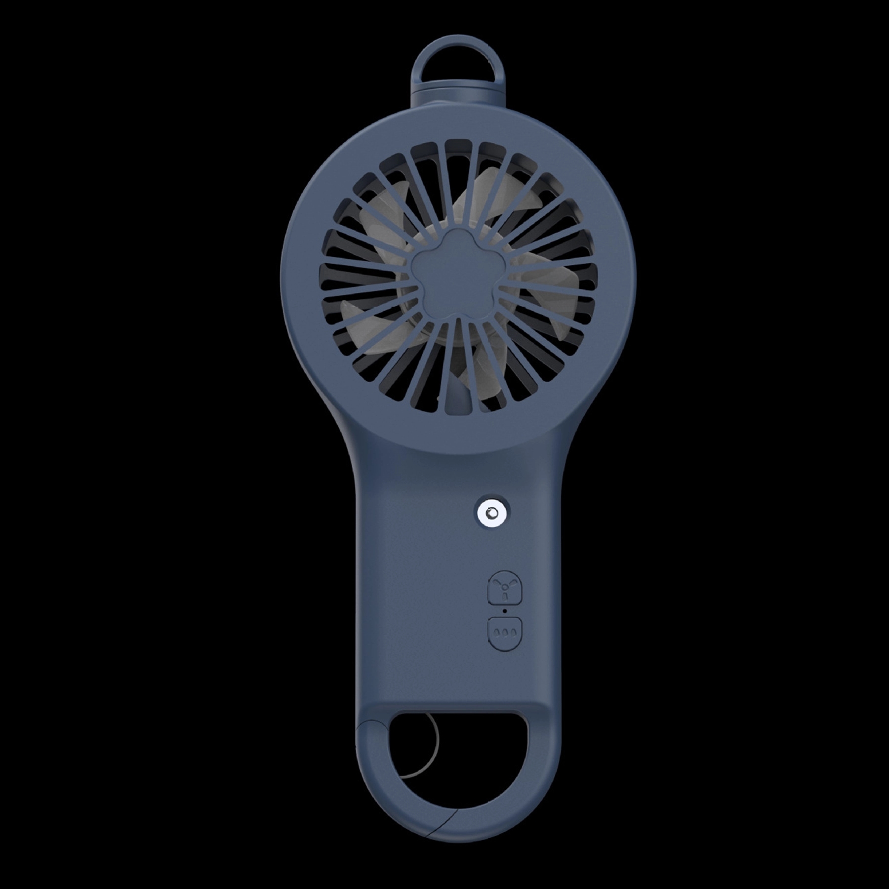 Handheld Misting Fan With Carabiner Keychain 3