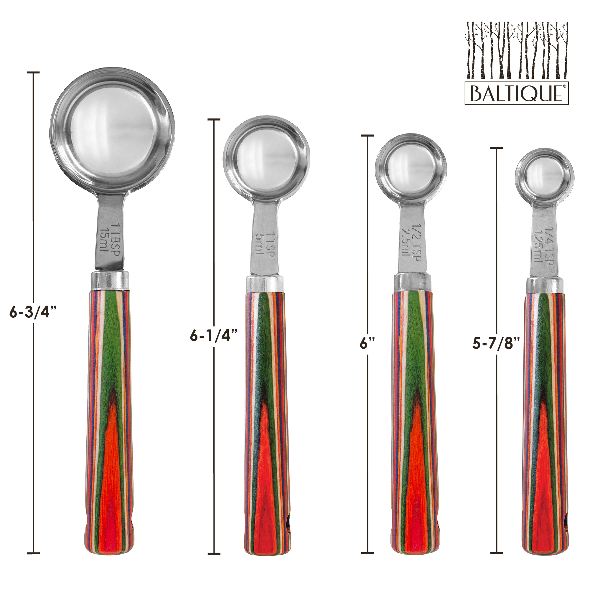 Baltique® Marrakesh Measuring Spoon Set 4