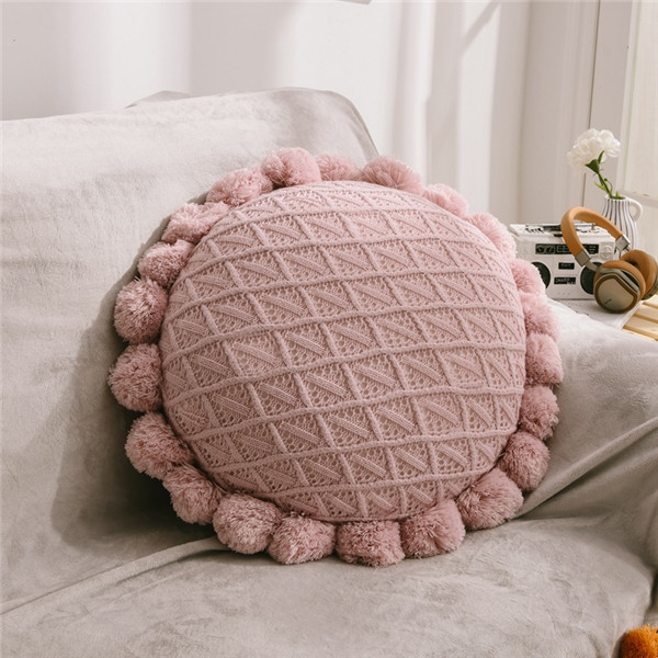 Sunflower Knitted Futon Sofa Pillow 5