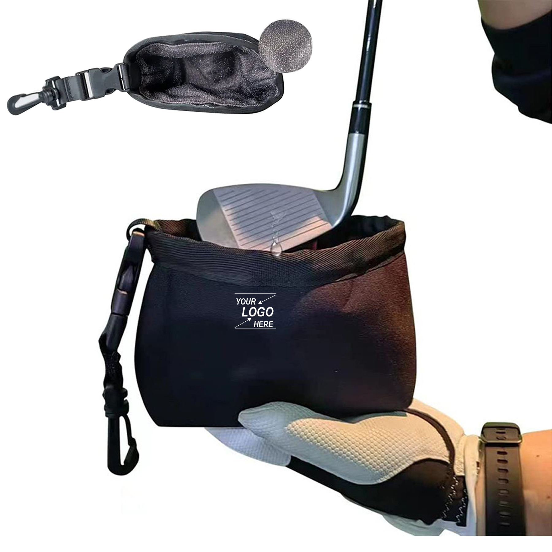 Golf Ball Cleaning Pouch