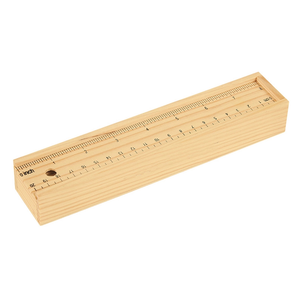 12-Piece Colored Pencil Set In Wooden Ruler Box 4