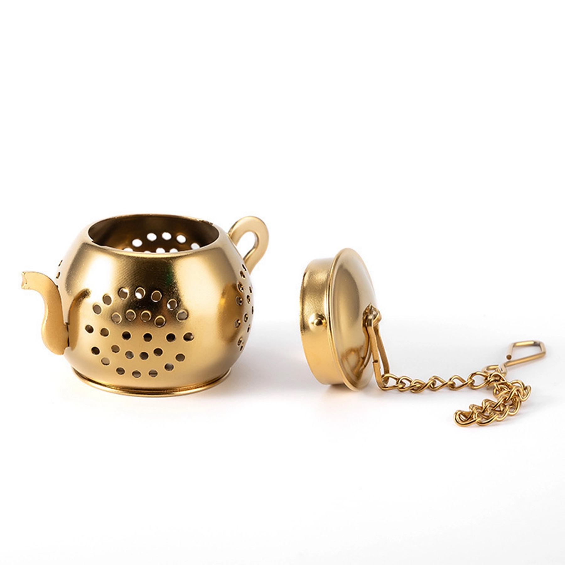 Stainless Steel Teapot Shape Tea Leaf Infuser 4