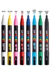 POSCA 8 Piece Basic Marker Set with Bag - Fine 5