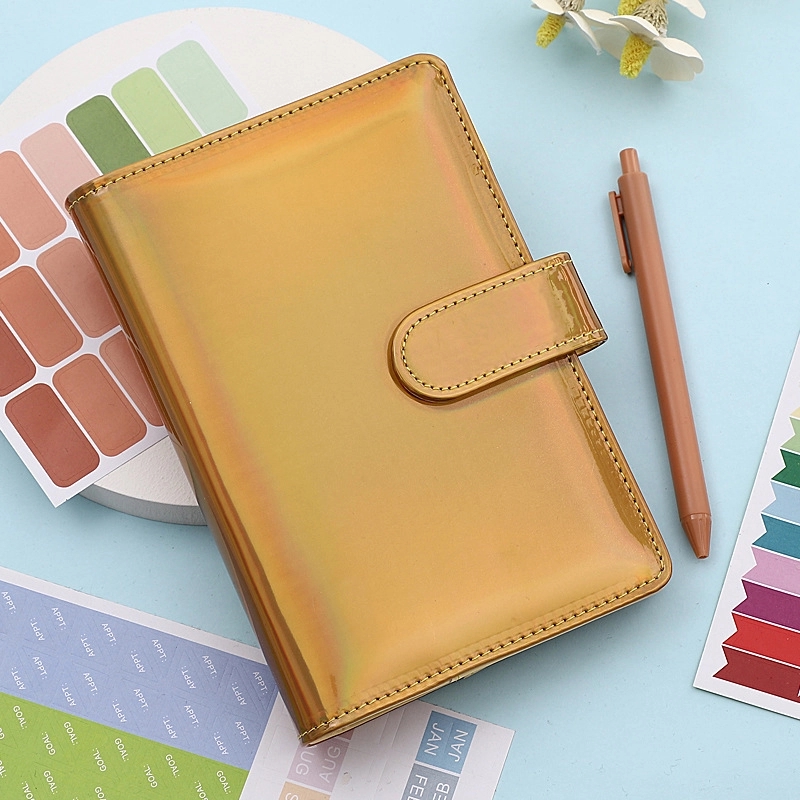 PU Leather A6 Budget Planner Binder Notebook 3