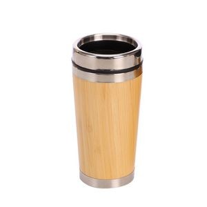450ml Bamboo Stainless Steel Mug With Double Wall Insulation 5