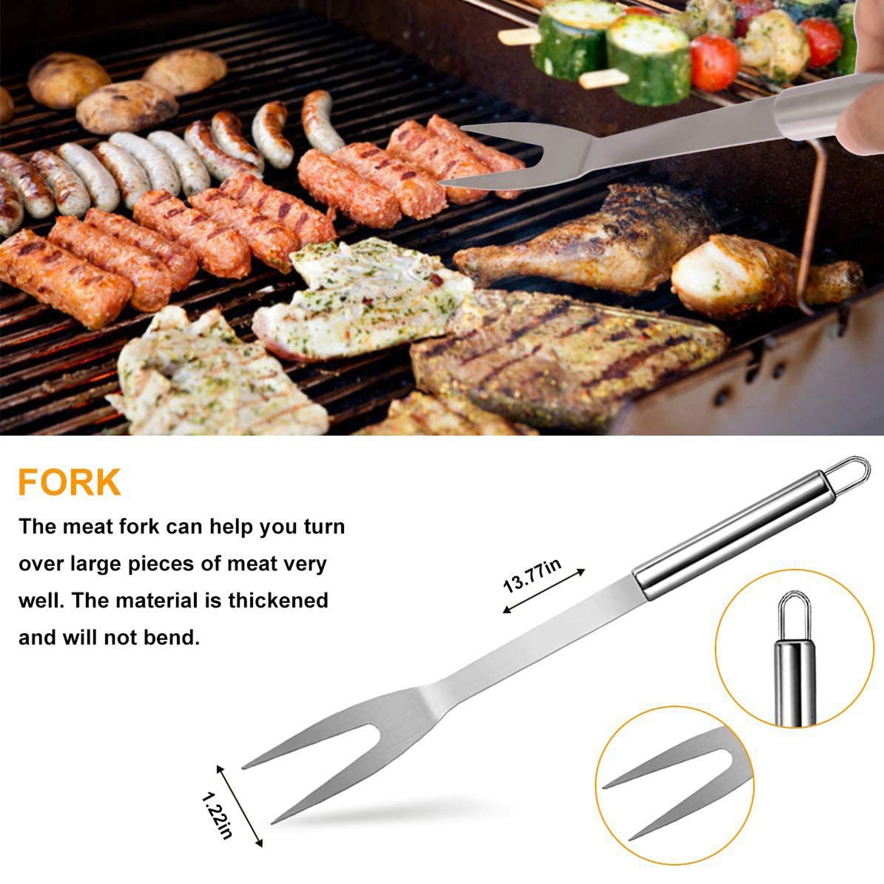 Bbq Accessory Set-Oven Apron Cloth Bag 4