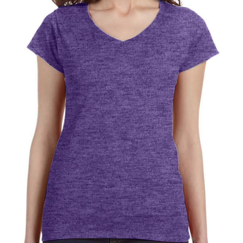 Gildan SoftStyle® Ladies 4.5 Oz. Junior Fit V-Neck T-Shirt 9