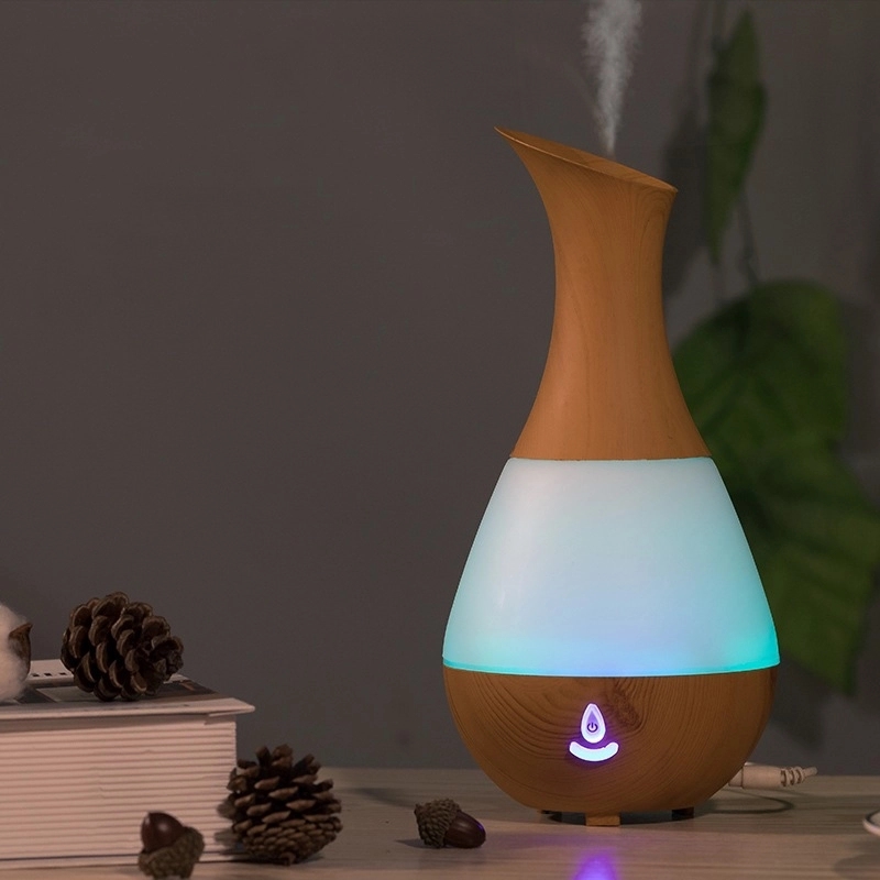 Wood Grain Aromatherapy Cool Mist Humidifier 4