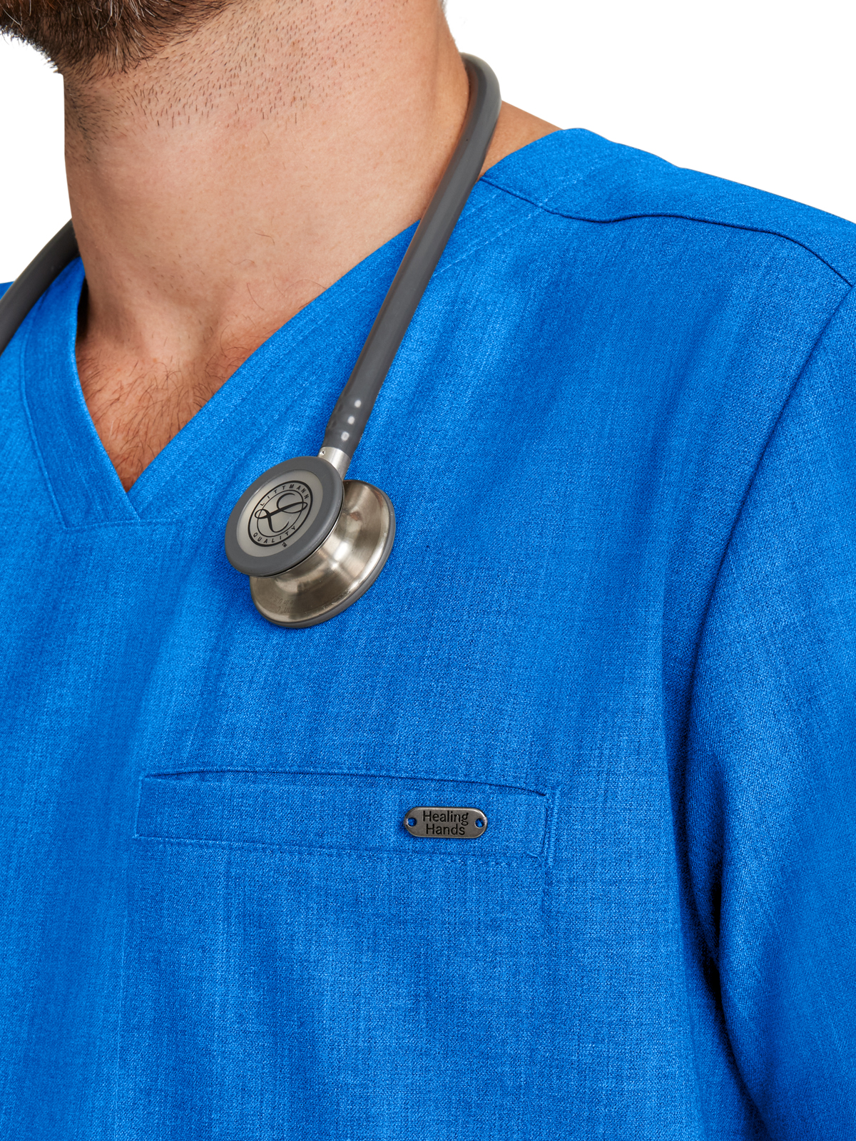 Healing Hands - HH Quest - Men's 1-Pocket V-Neck Top 23