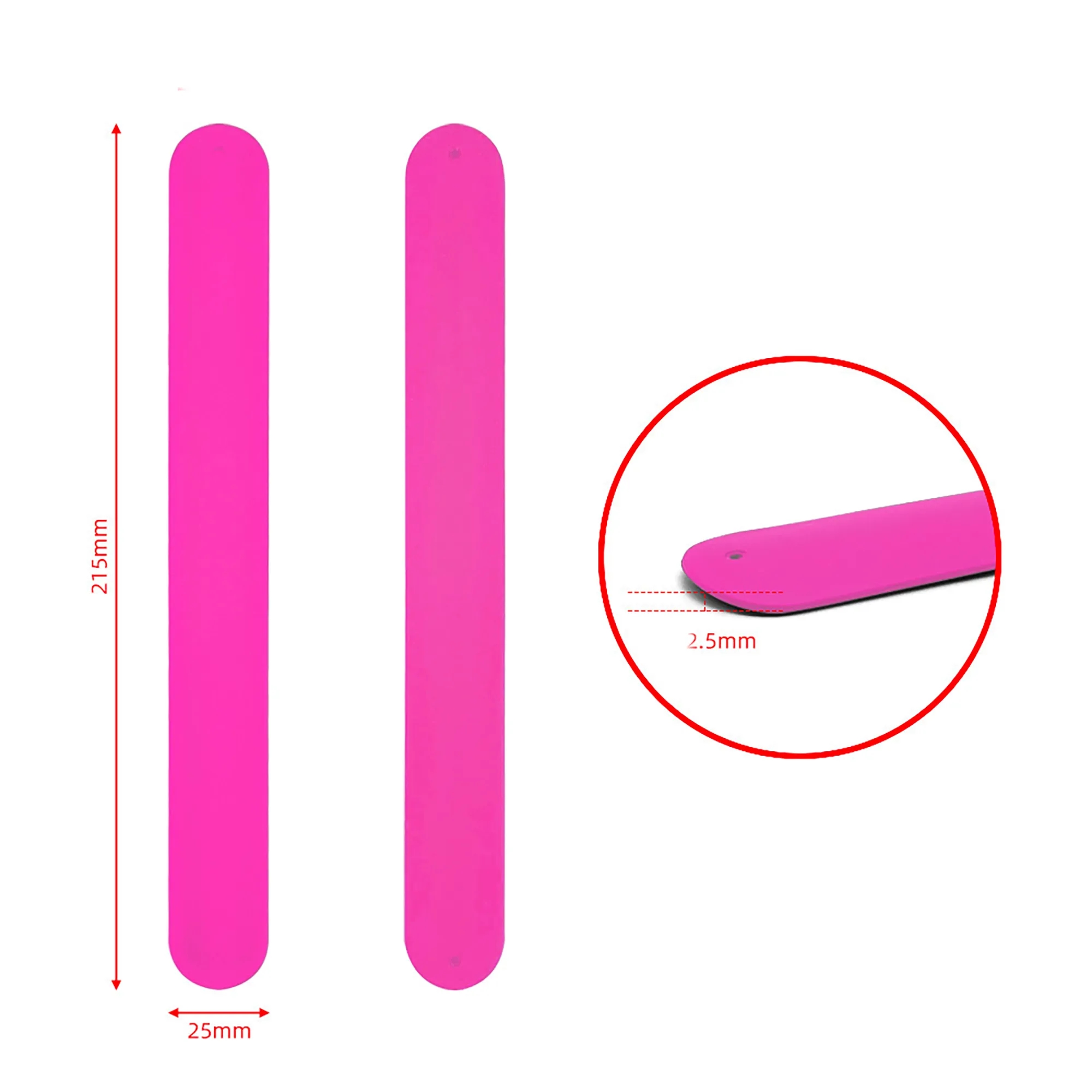 Silicone Slap Bracelet MOQ 100PCS 10