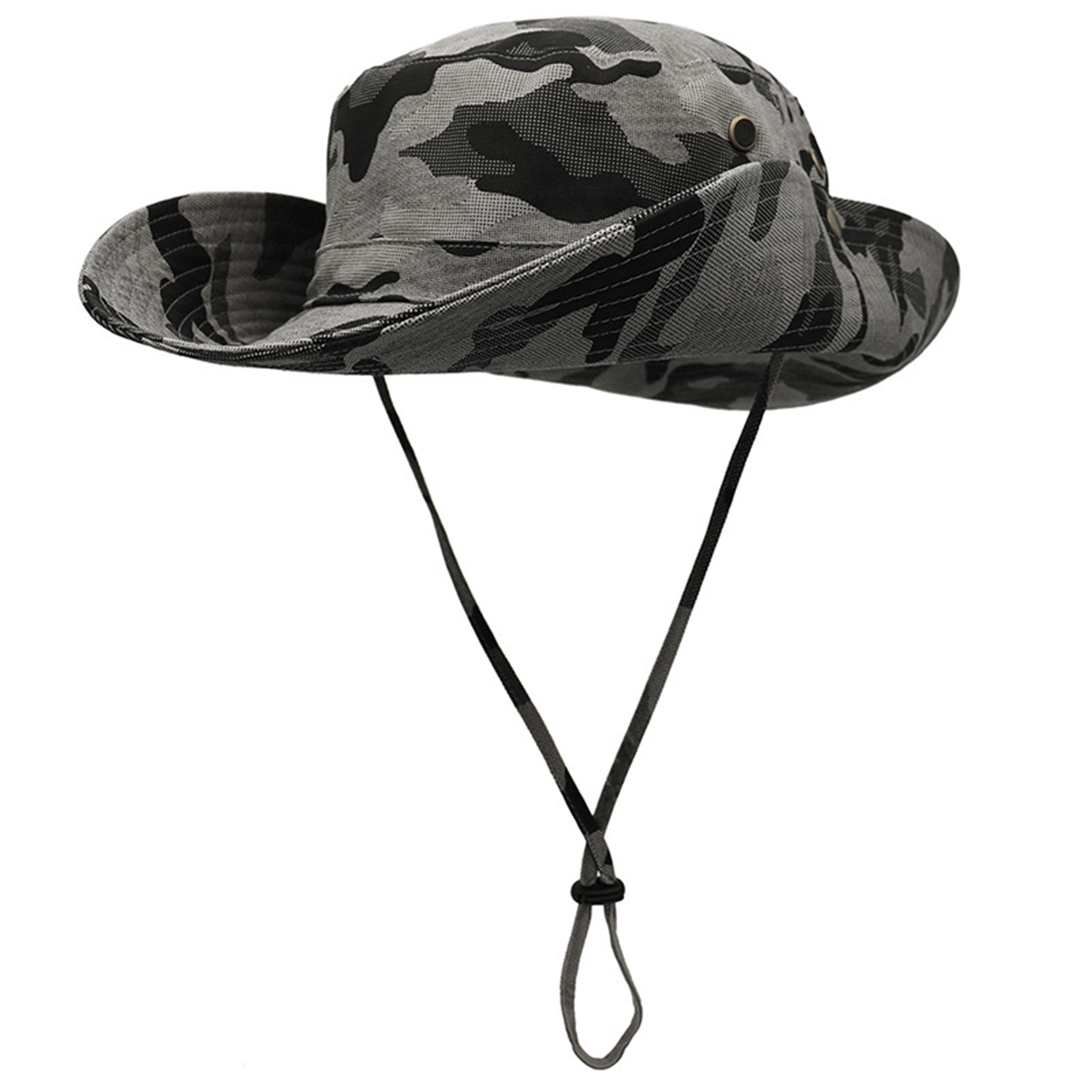 Wide Brim Summer Camouflage Beach Sun Hat 4