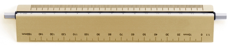 15cm Metric Select-A-Scale (TM) Drafting Ruler 1