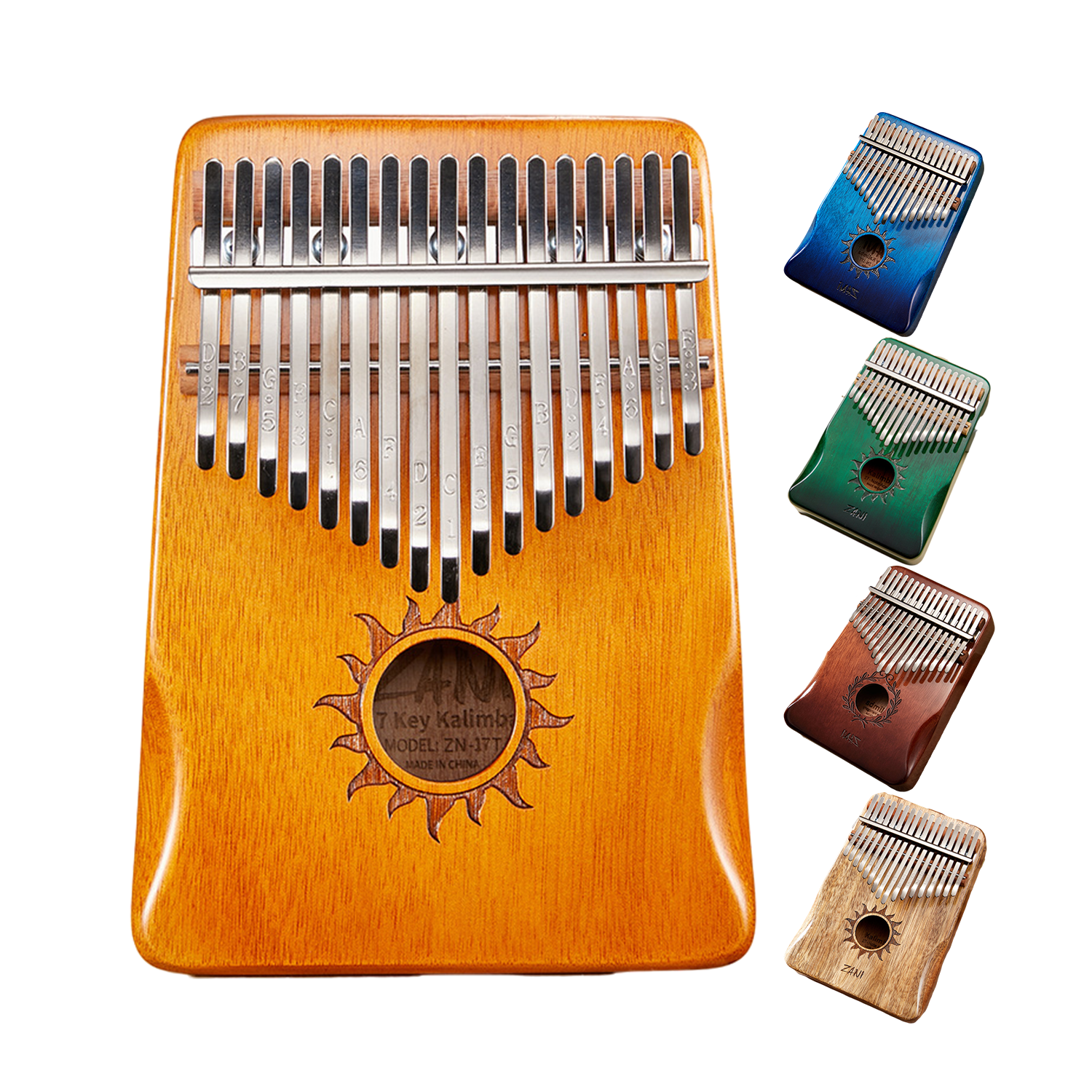 Kalimba 17 Keys Thumb Piano 3