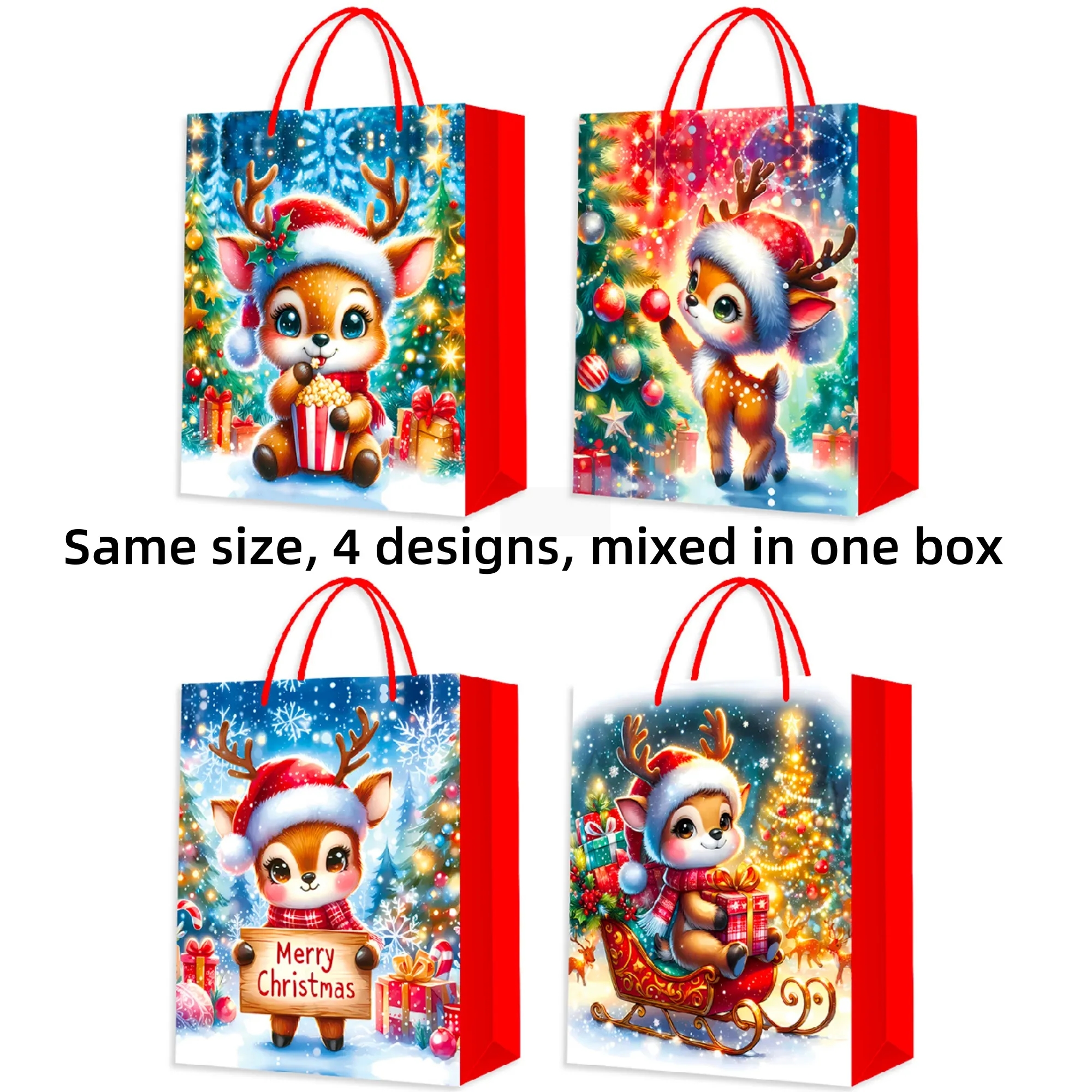 Christmas Gift Bag - Ornament Design For Holidays 3