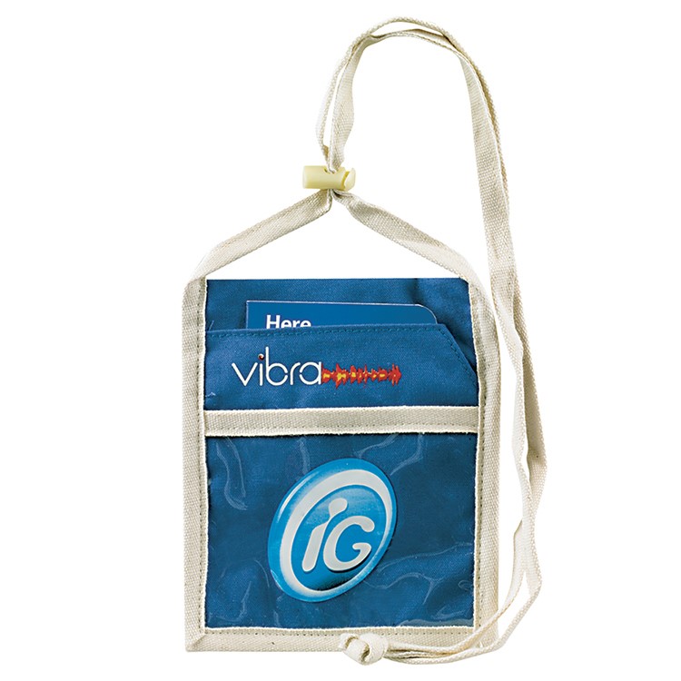 Eco Canvas Convention Neck Wallet 6