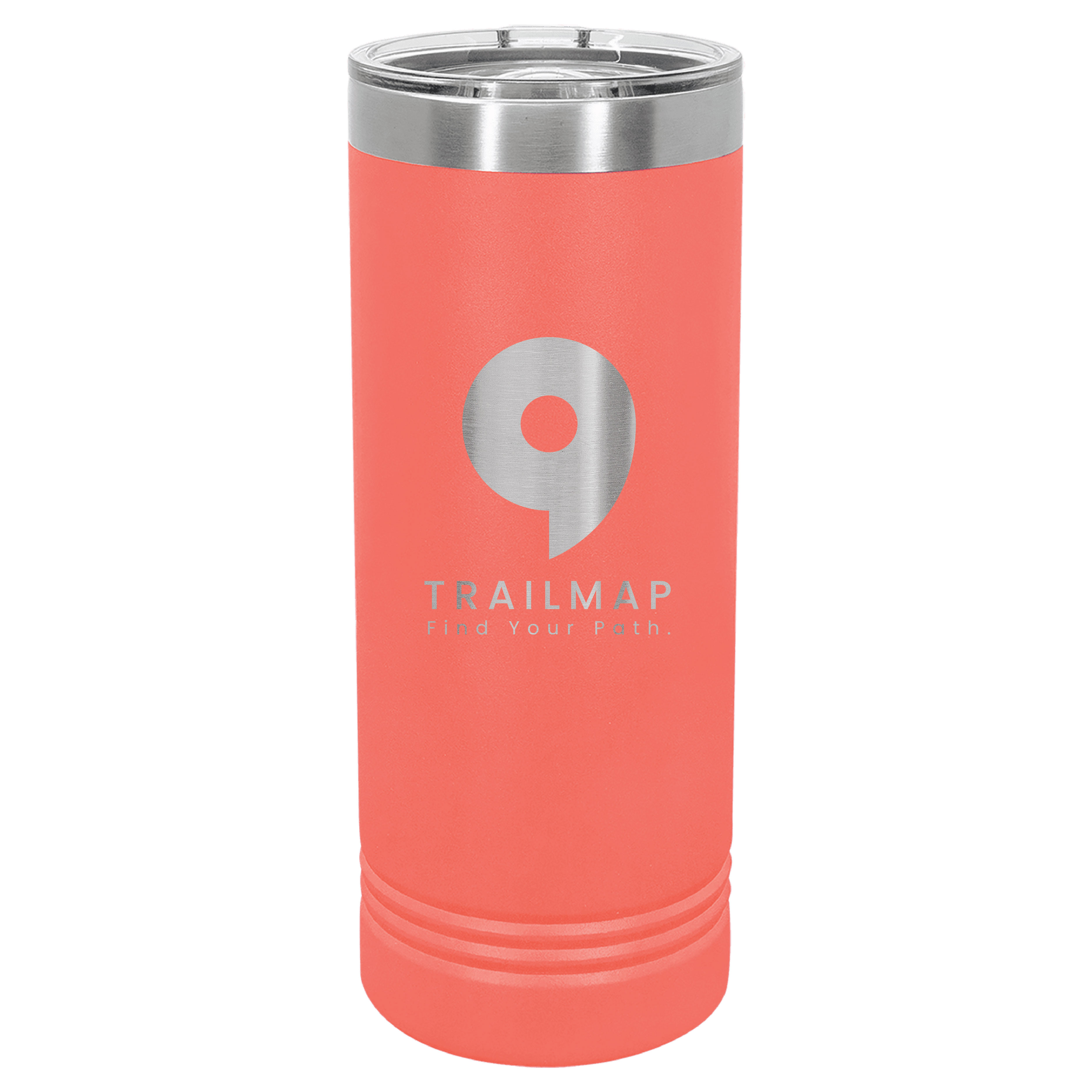 Polar Camel 22oz Stainless Steel Skinny Tumbler w/ Sliding Lid 26