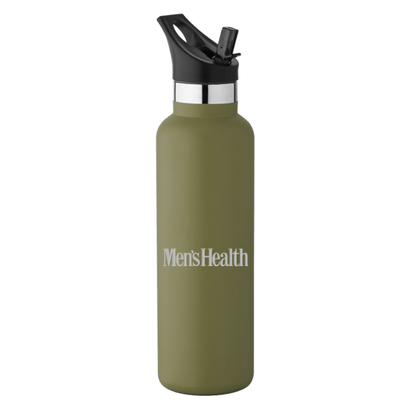 20 oz Basecamp Mesa Tundra Bottle with Screw Top and Flip-Top Straw Lid 242