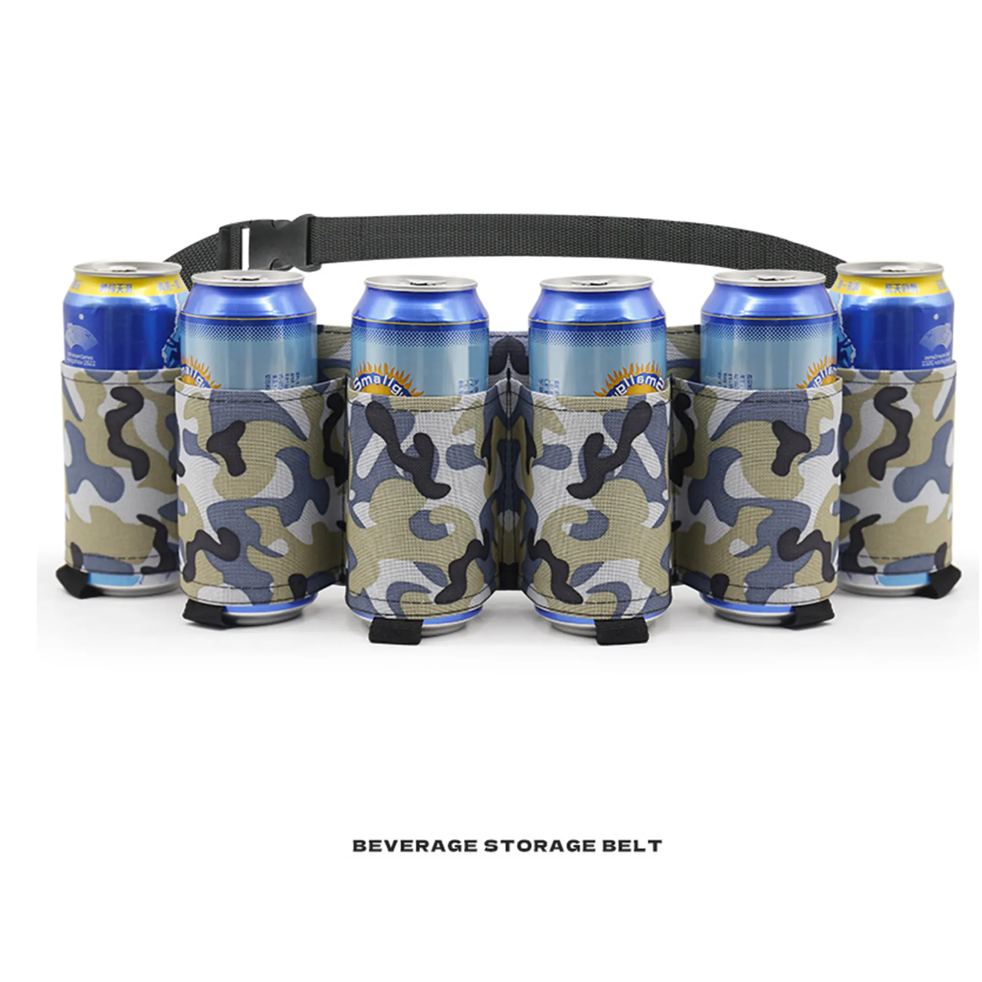 Beer Holster Water Bottle Belt,  Printed Logo for Picnics 3