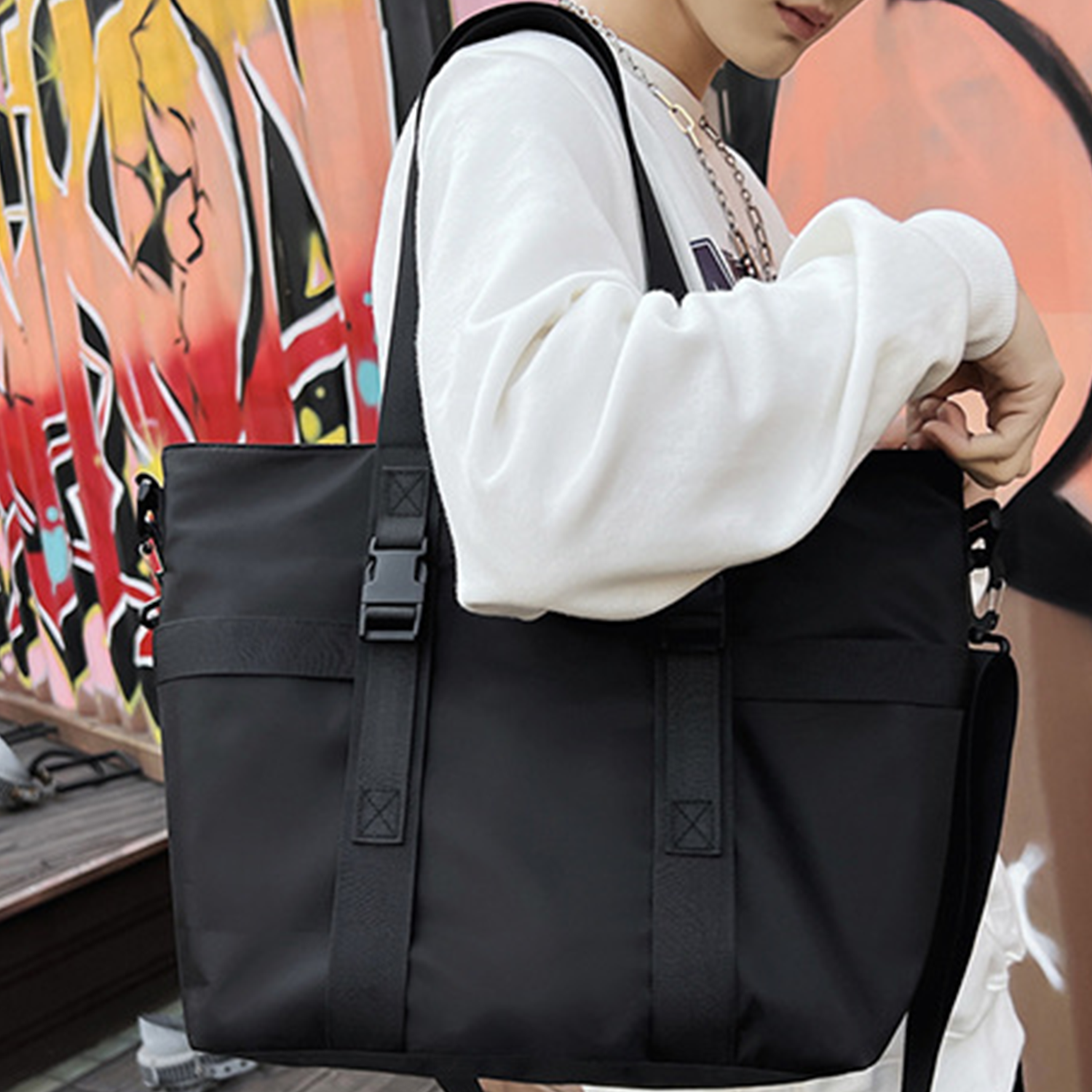 Extra Large Tote Bag, custom tote bag with logo imprint 4