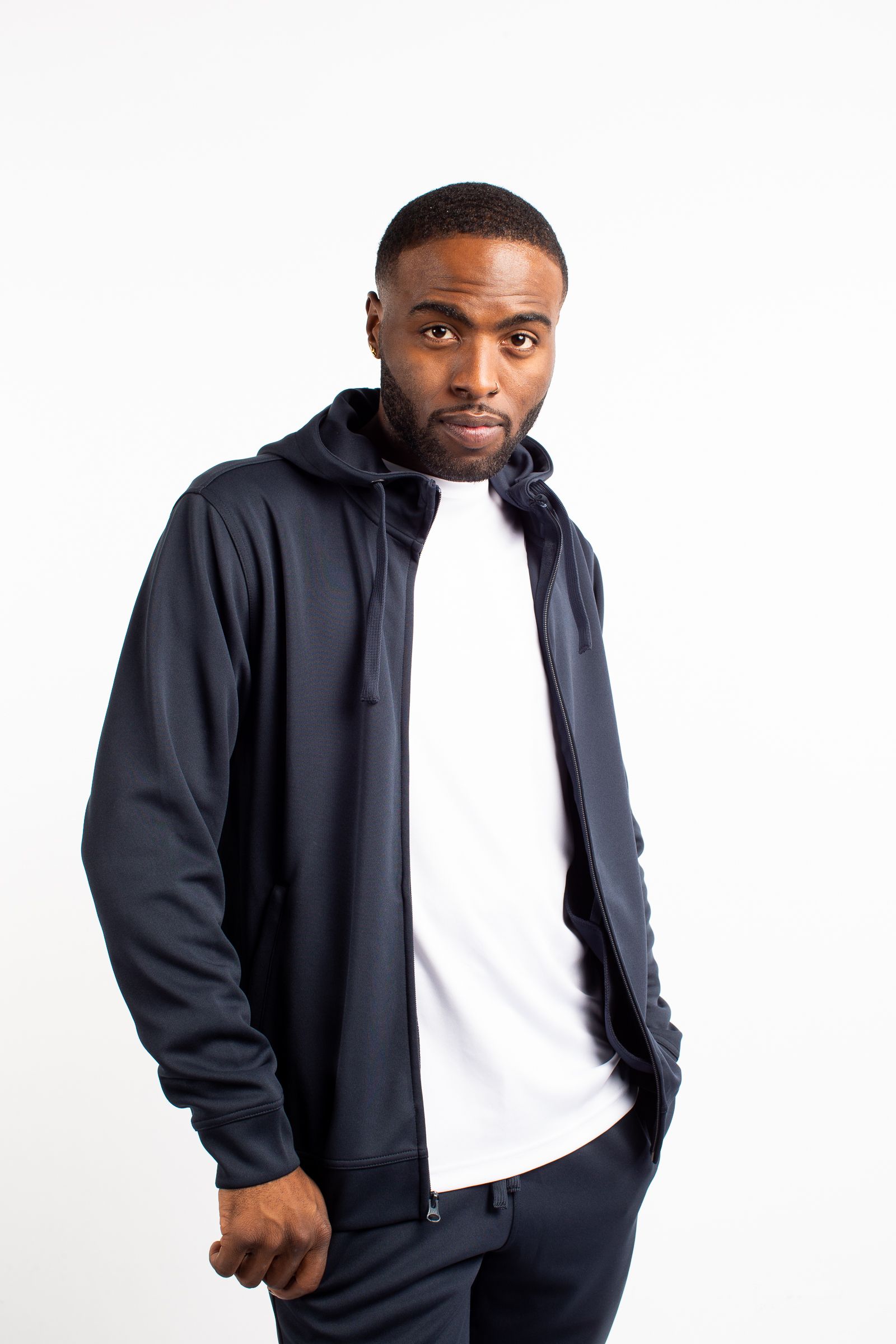 Clique Lift Solution-dyed Performance Unisex Full Zip Hooded Sweatshirt 15