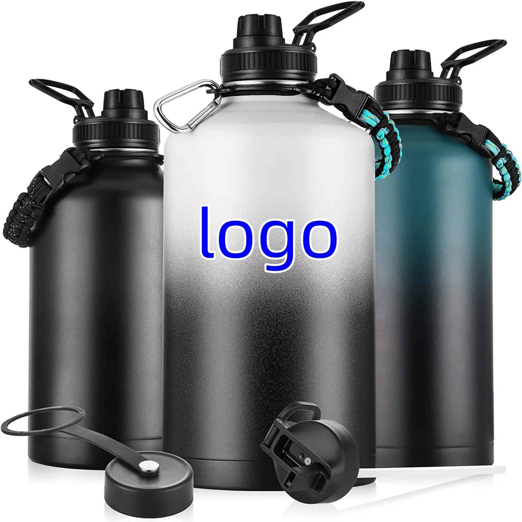 One Gallon Water Bottle Insulated, custom water bottle with logo imprint 5