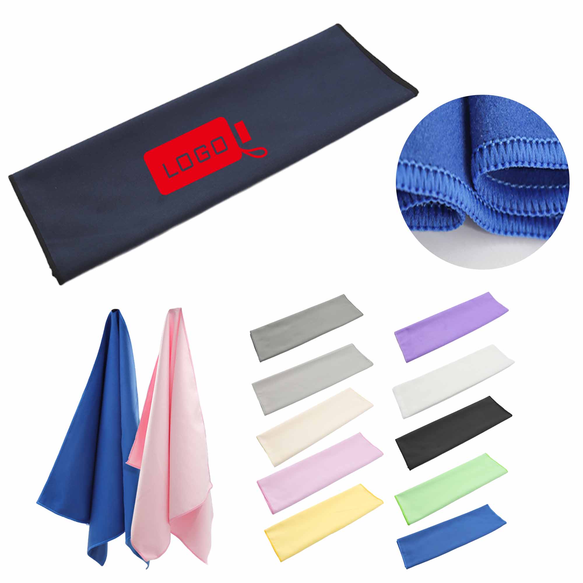Lightweight 15x31In Microfiber Quick Dry Sports Towel 9