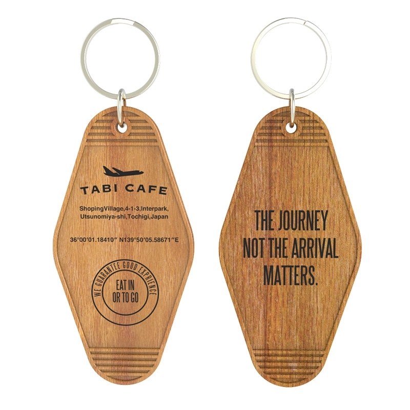 Bamboo Motel Style Keychain 4