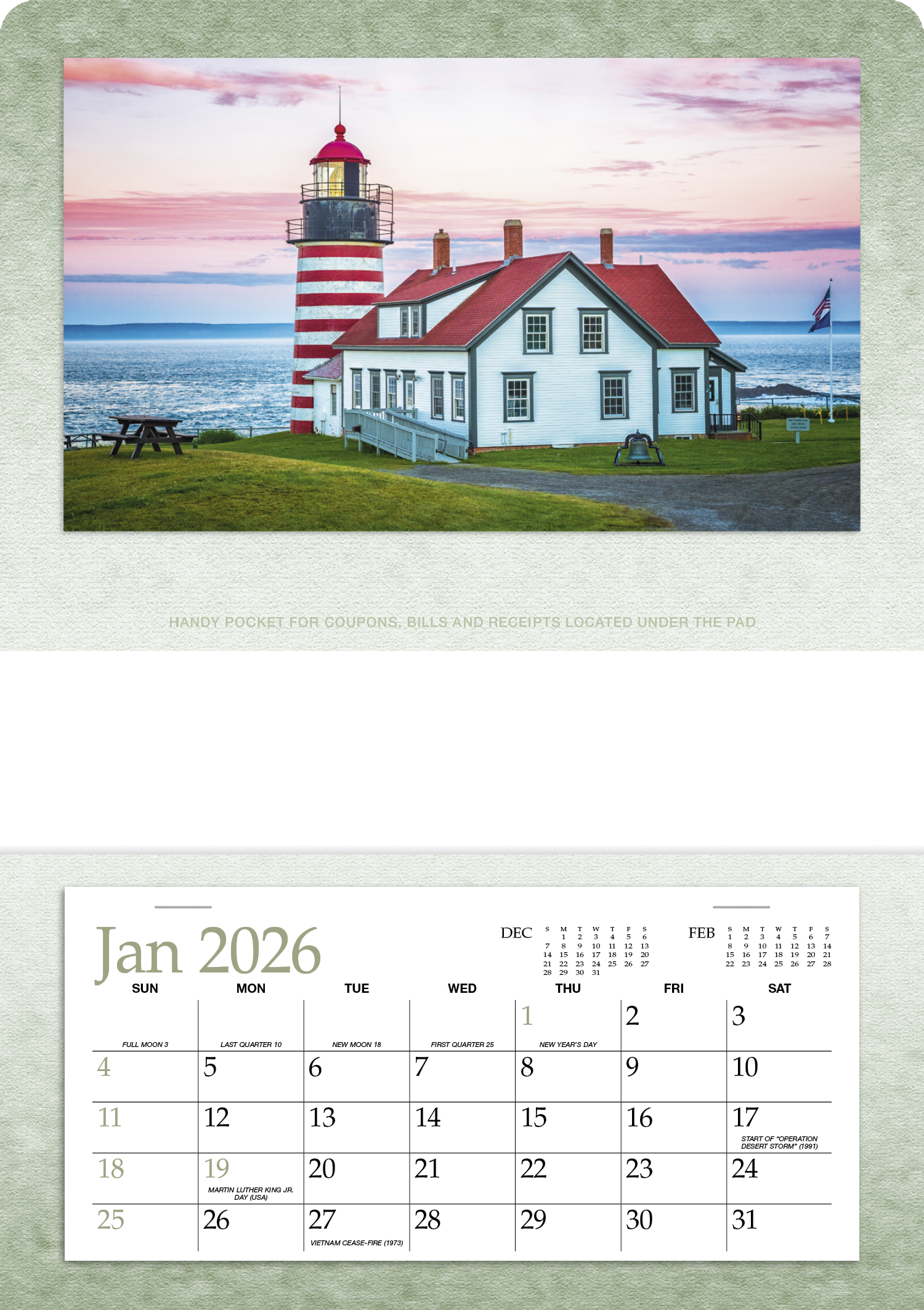 Triumph® Calendars Single Pocket Calendar 27