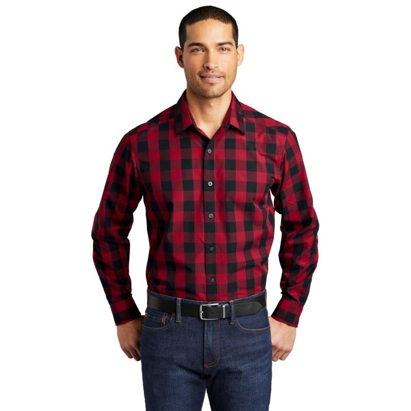 Port Authority Everyday Plaid Shirt. 10