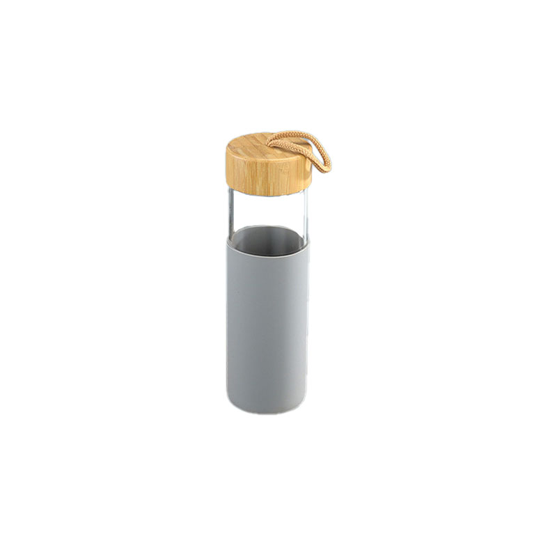 20oz Glass Bottles with StrapLid Silicone Sleeve 6