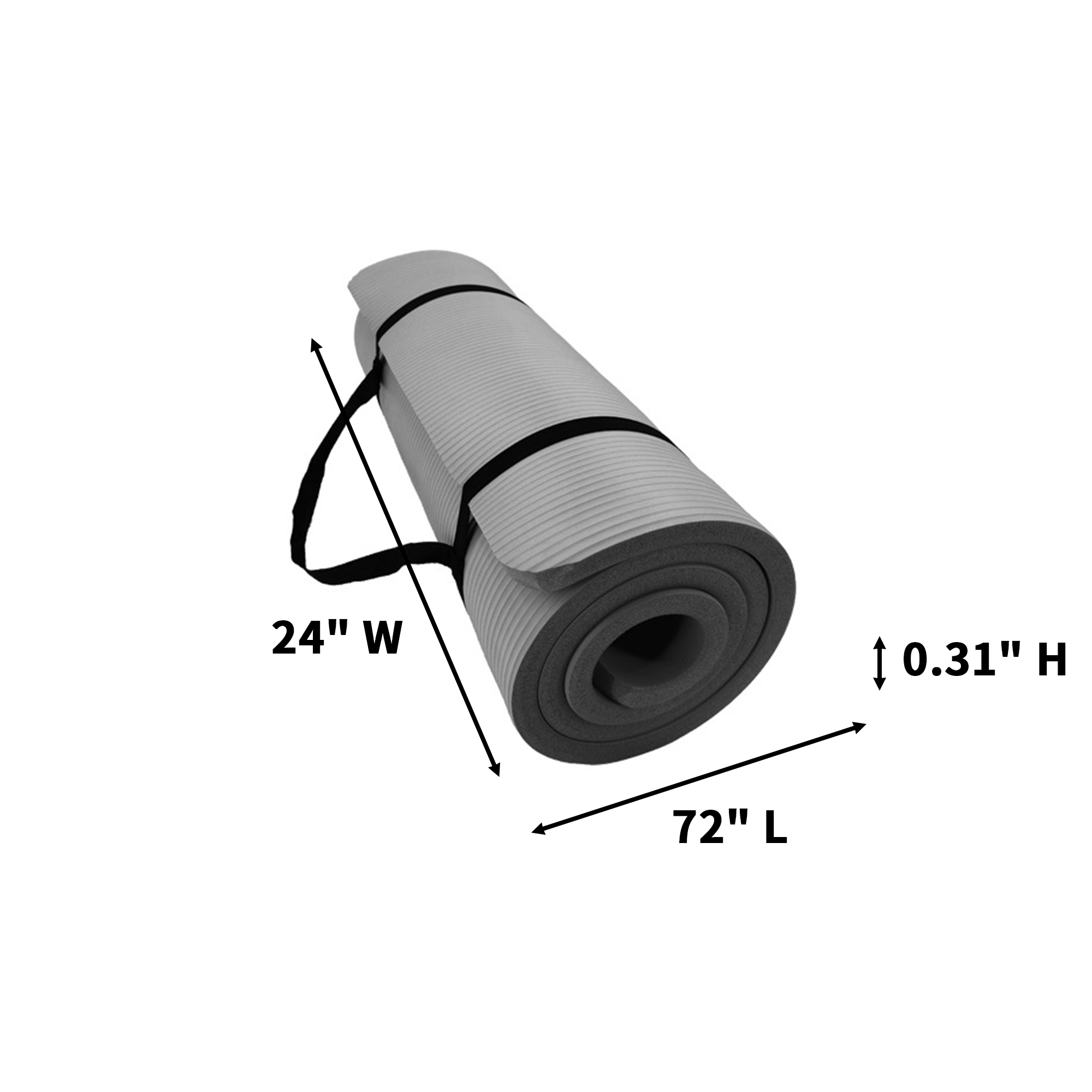 Nitrile Butadiene Rubber Fitness Yoga Mat 6