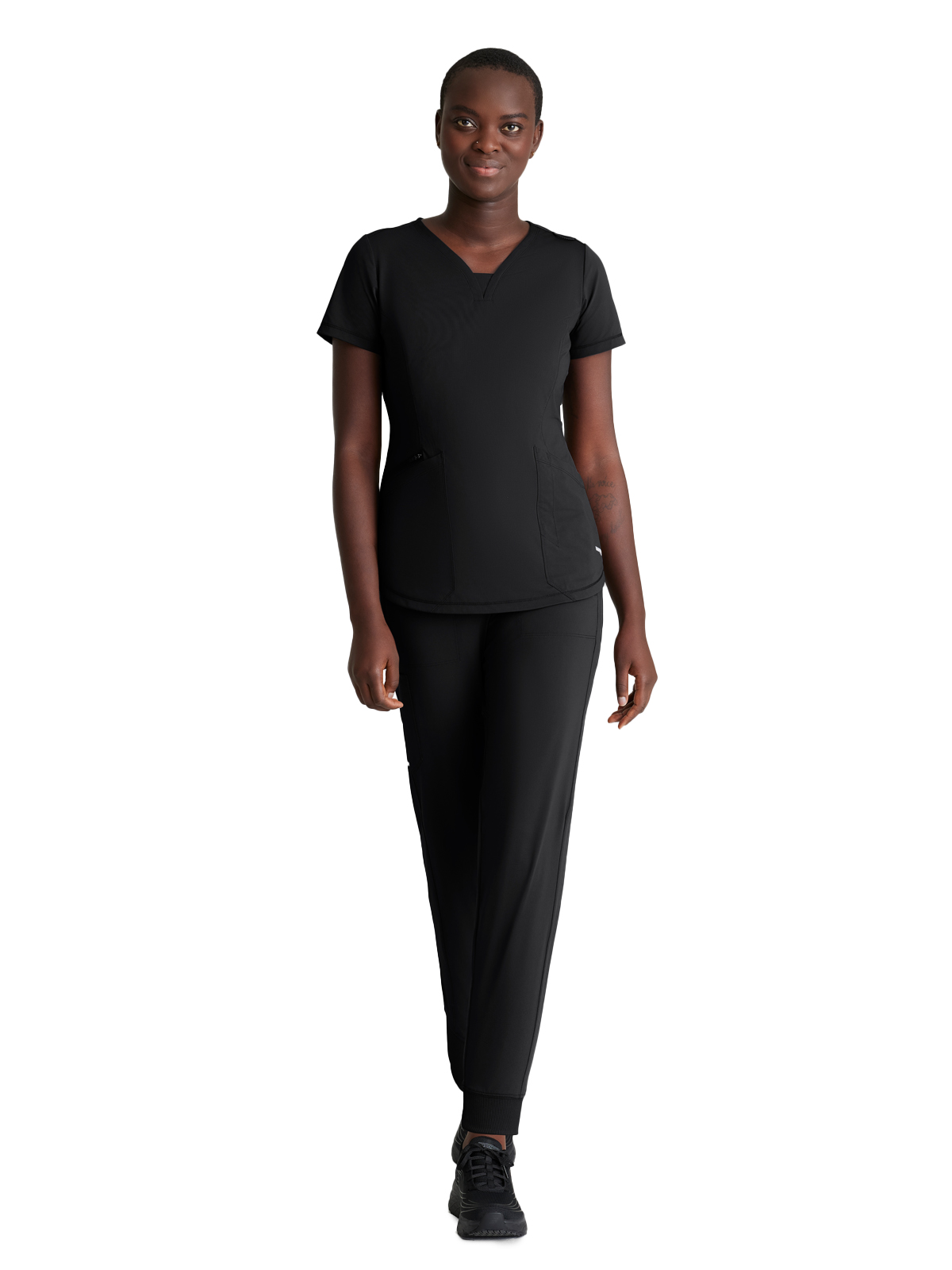 Skechers Slip-Ins - Women's Five-Pocket Ribbed Cuff Pace Jogger Scrub Pant 27