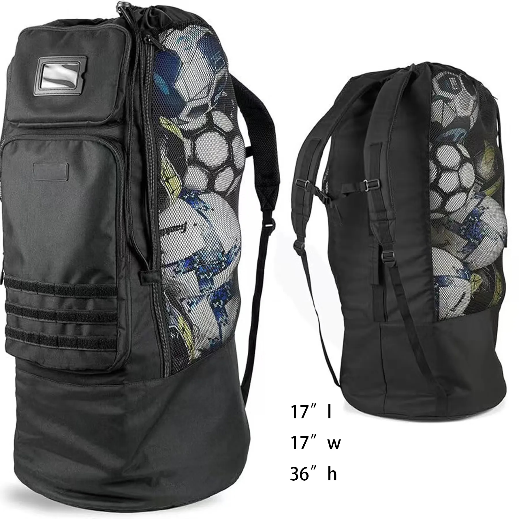 Soccer Mesh Equipment Ball Bag 2