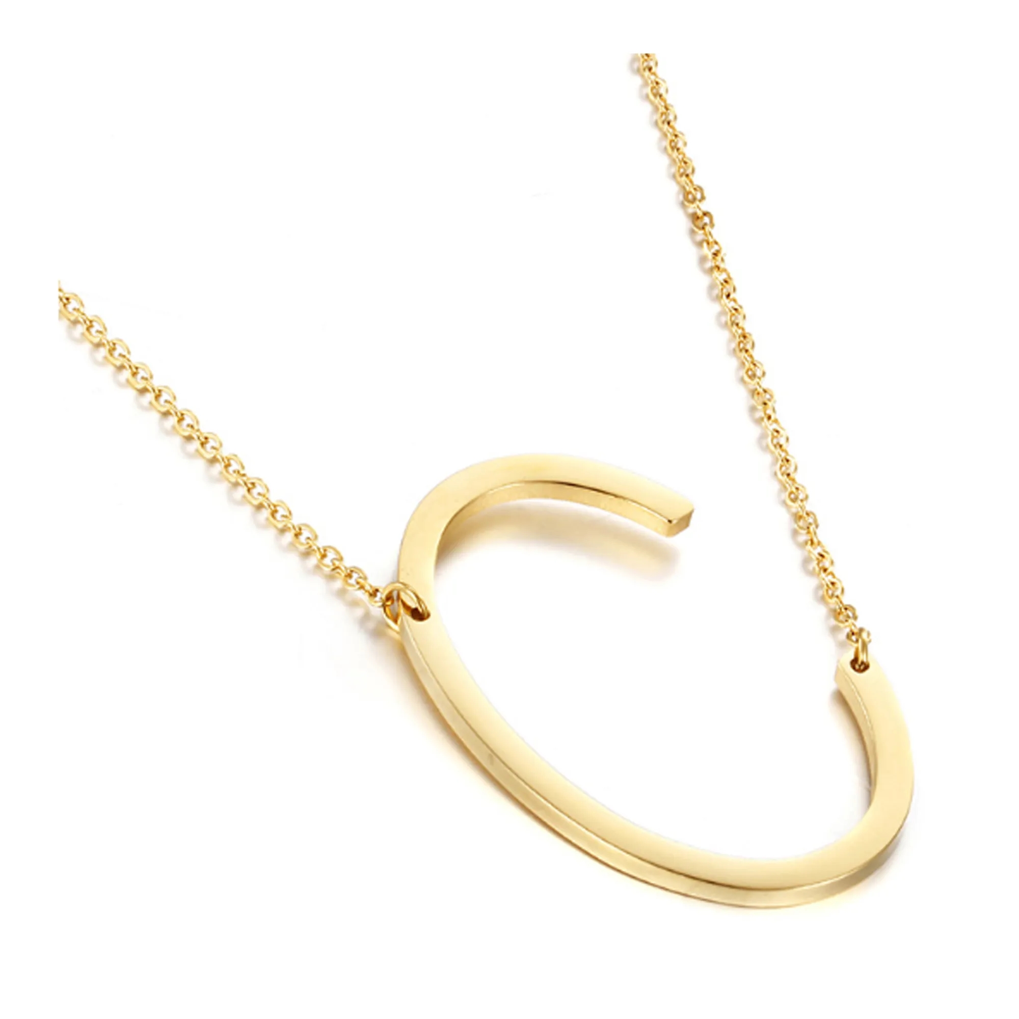 Letter Pendant Necklace 7