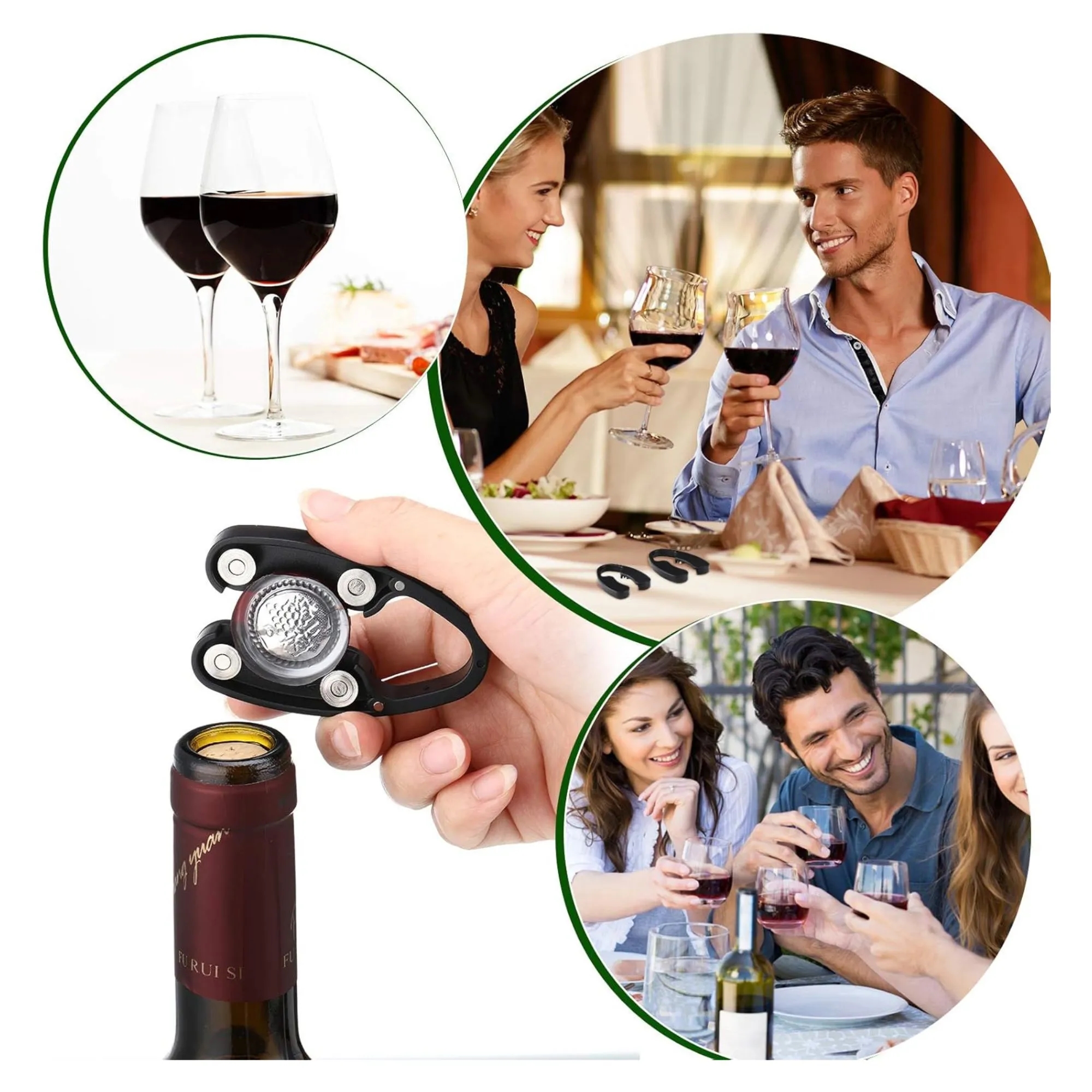 Portable Magnetic Wine Tin Foil Cutter 5