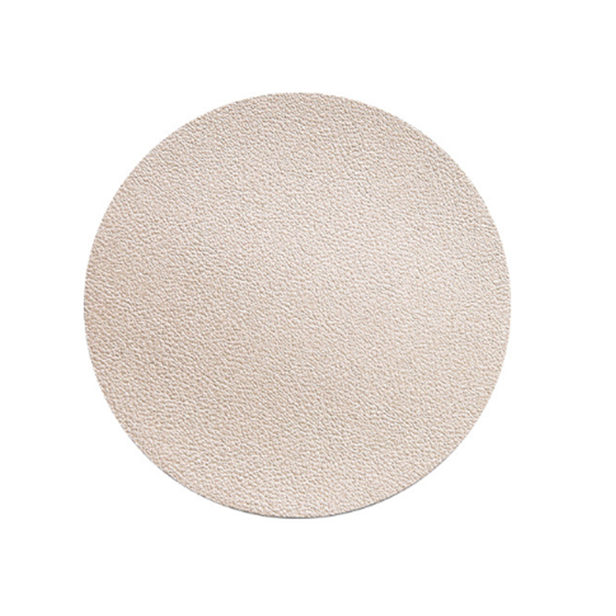 MOQ 50 PCS Stylish Solid Color Round PU Leather Coaster 6