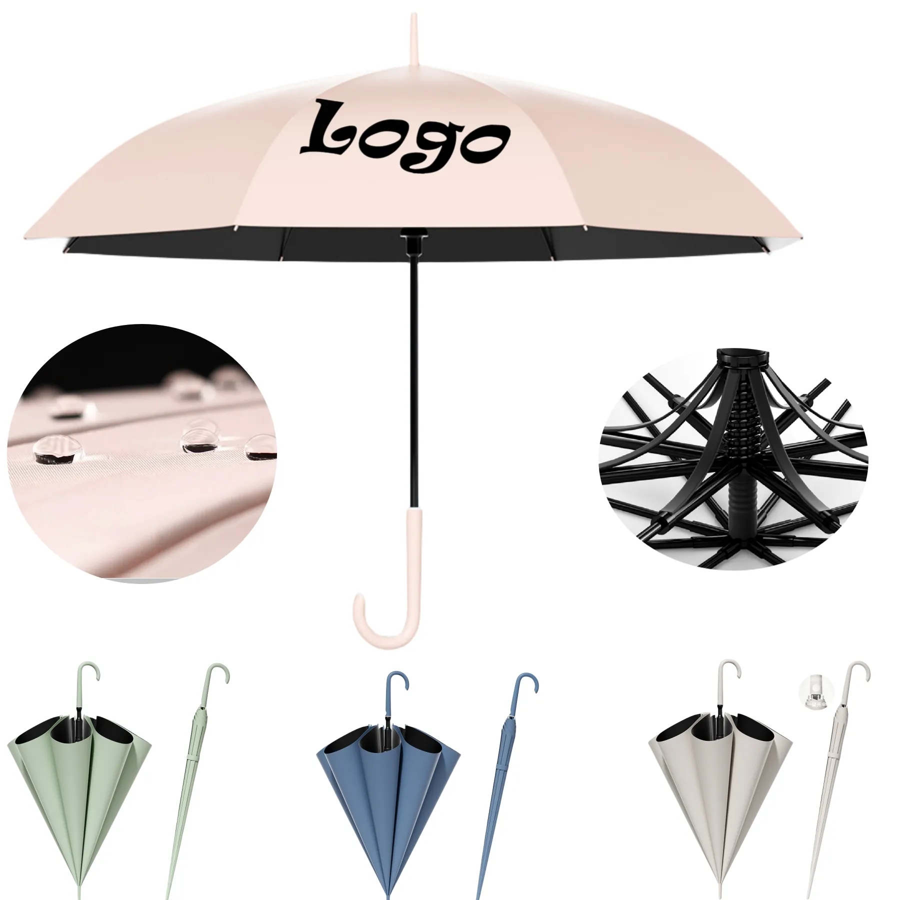 Macaron Colored Umbrellas 2