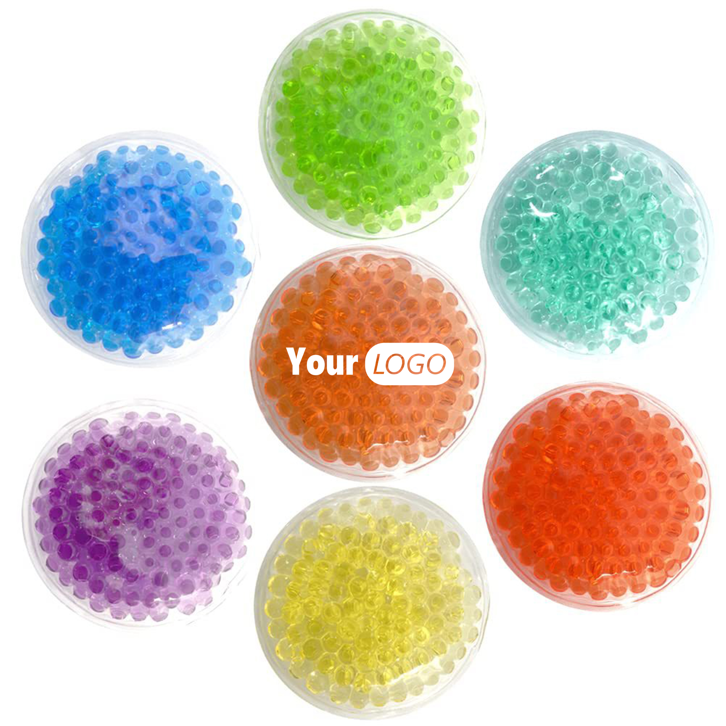 Pvc Efficient Round Gel Beads Hot/Cold Pack For Targeted Relief 1