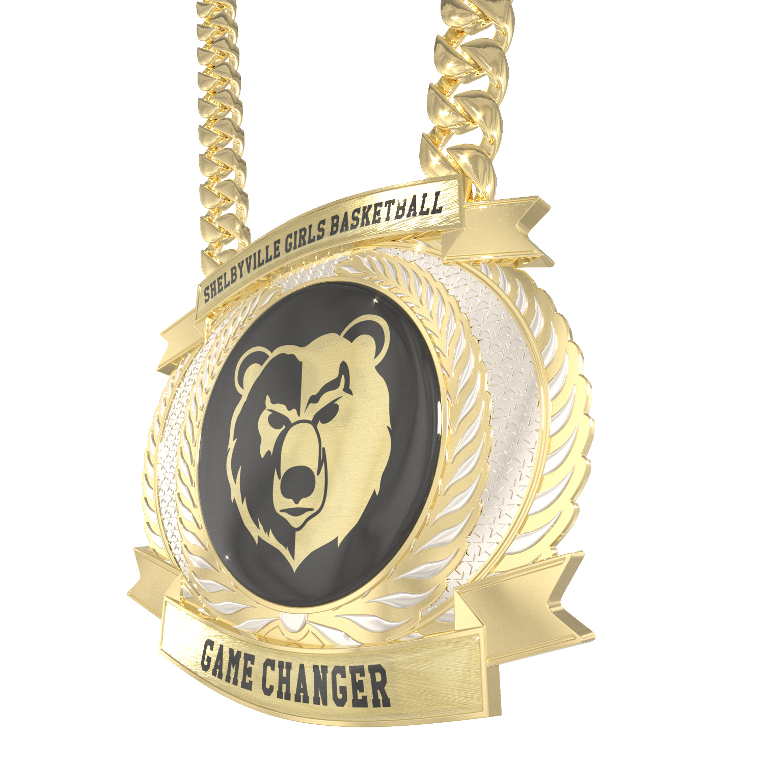 Express Vibraprint® Dual Plated Champ Chain w/ Premium Chain 3