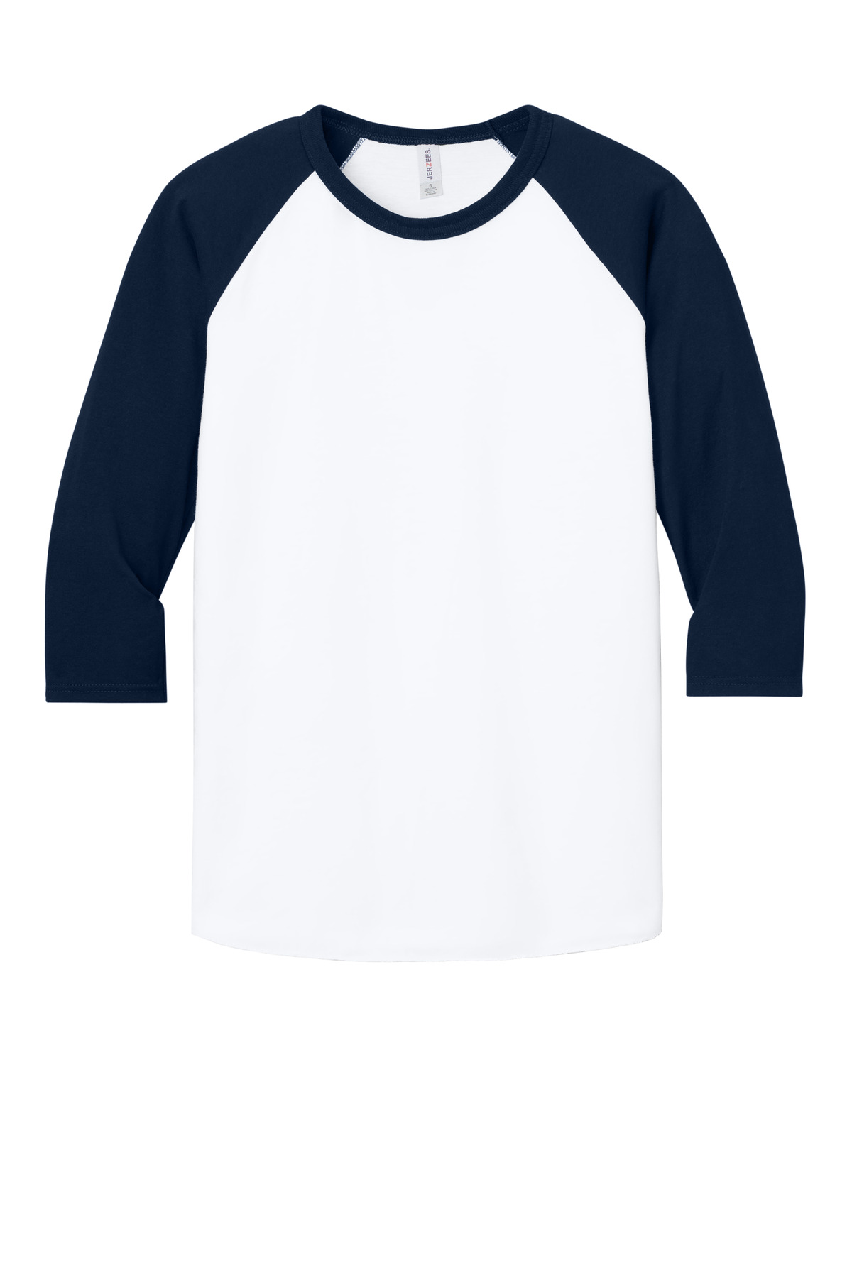 Jerzees Unisex Premium Blend Combed Ring Spun 3/4-Sleeve Raglan 560R 53