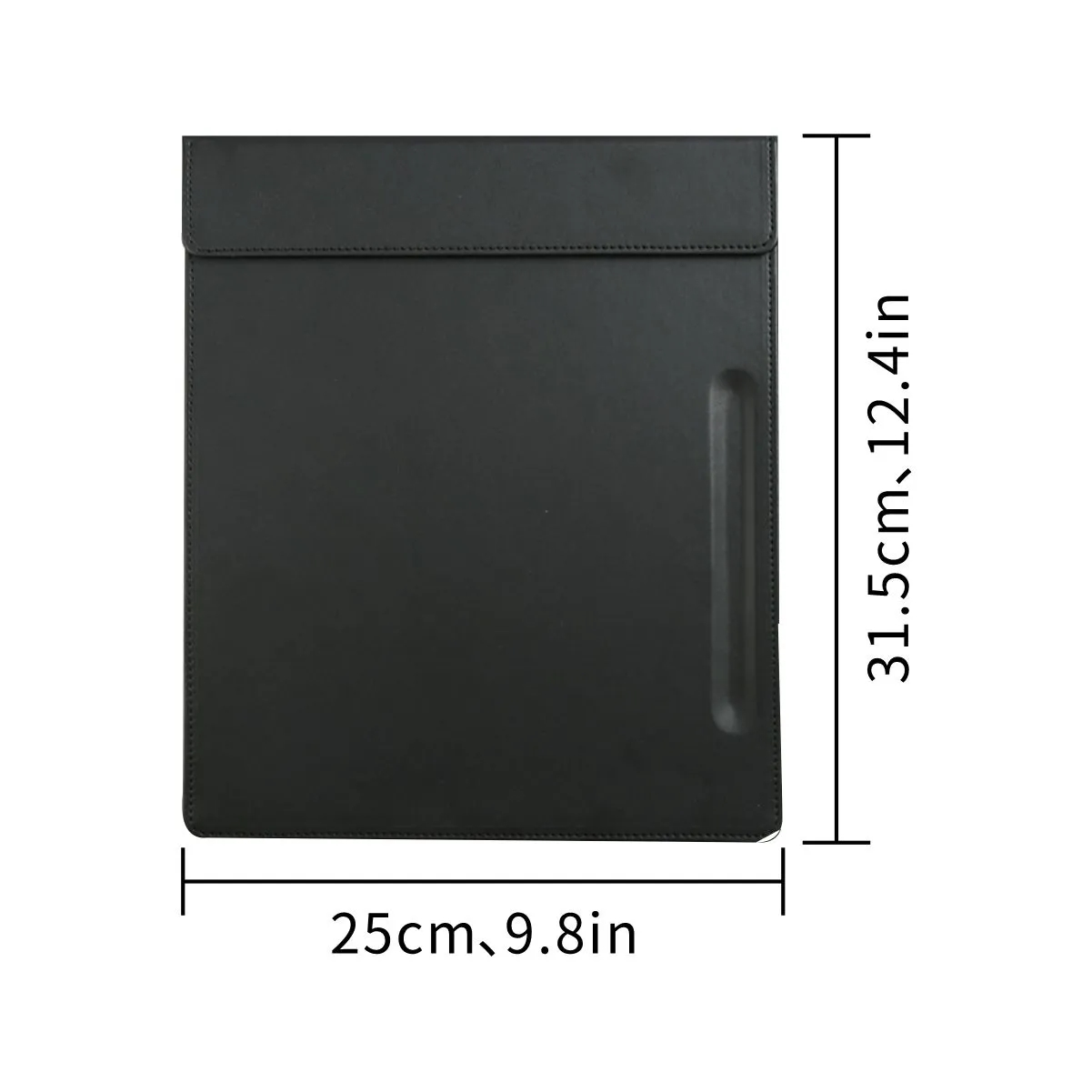 A4 PU Leather Padfolio With Pen Loop And Flap 5