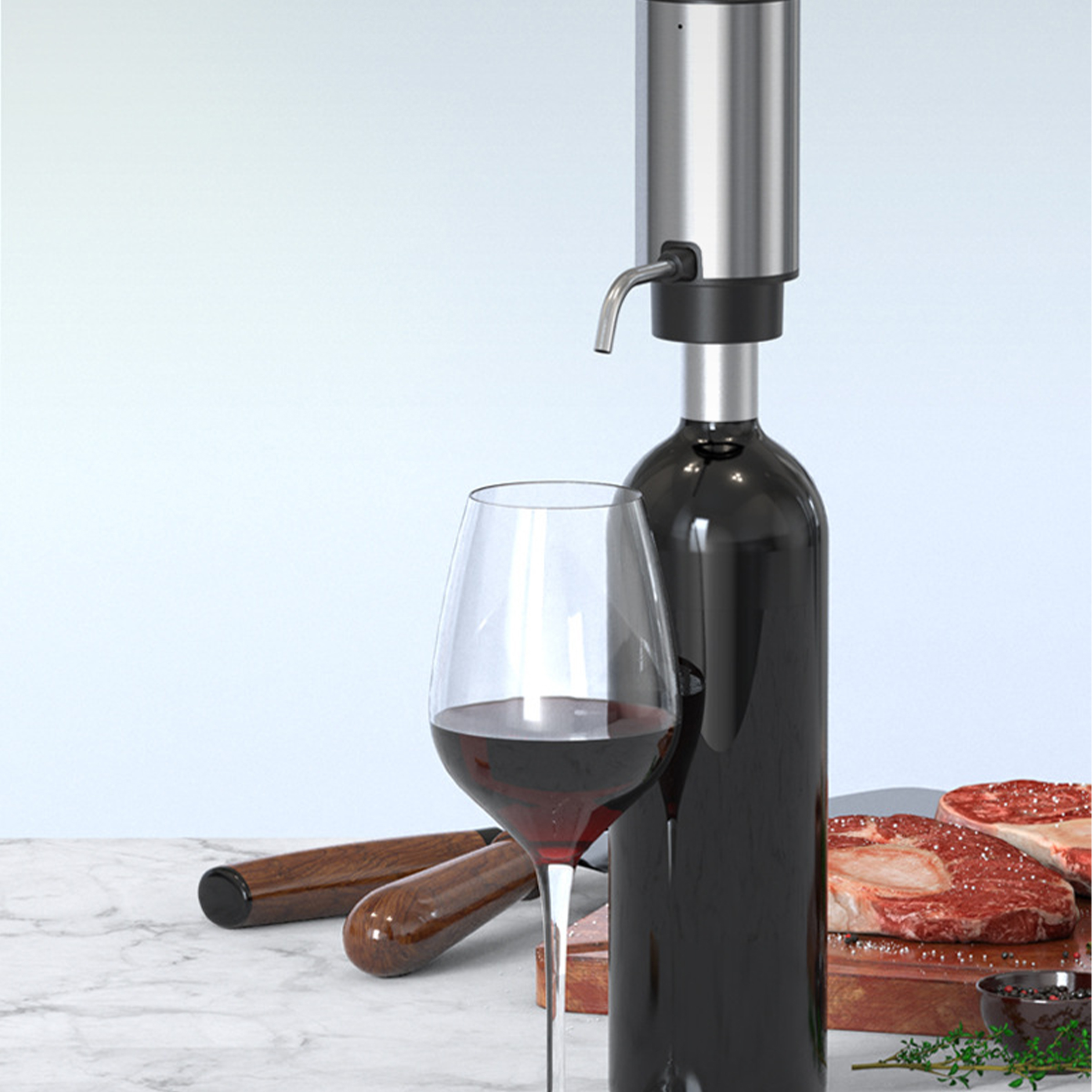 Stainless Steel Multi Intelligent Electric Decanter 4