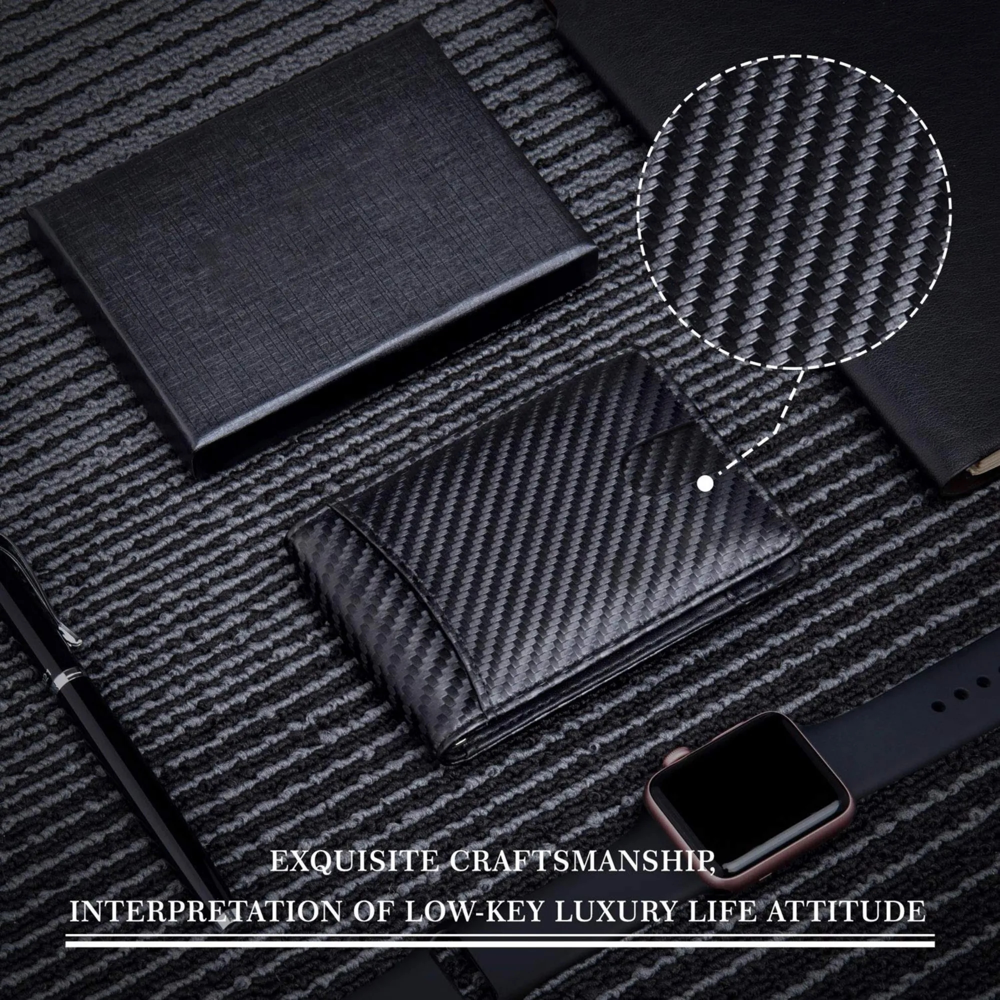 RFID Shielded Bifold Wallet - Genuine Leather & Durable 10