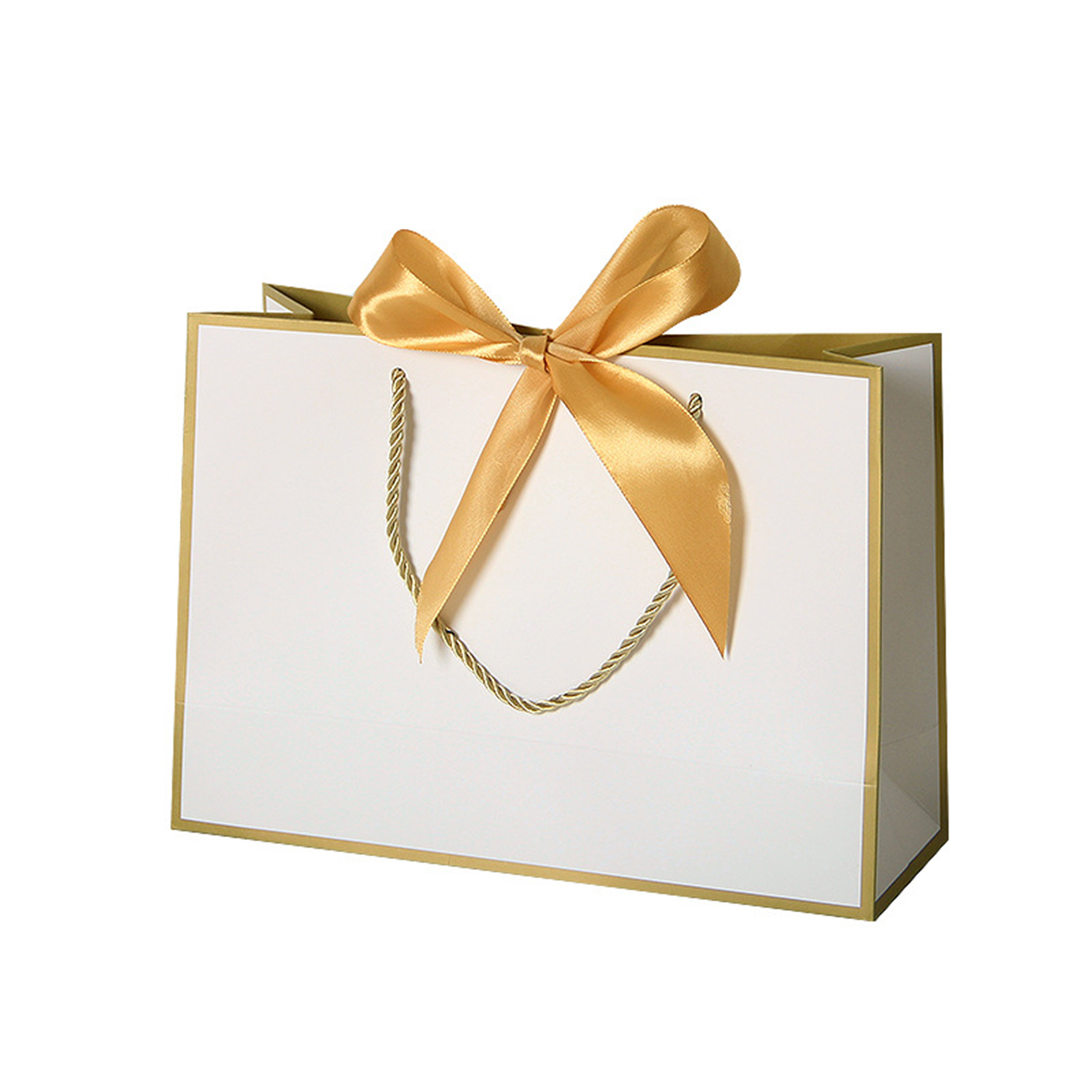Paper Customizable Gift Bag With Bow Tie 3