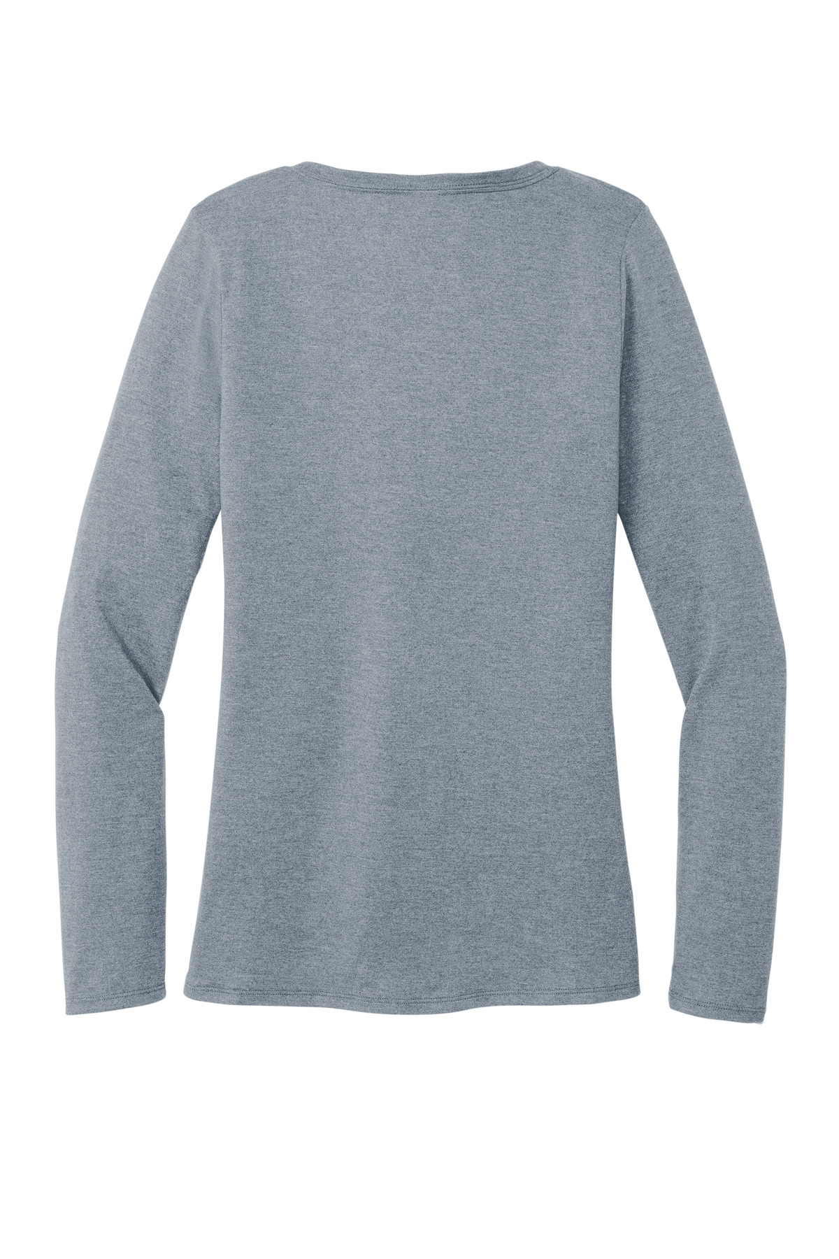 District Women's Perfect Tri Long Sleeve V-Neck Tee DT135 51