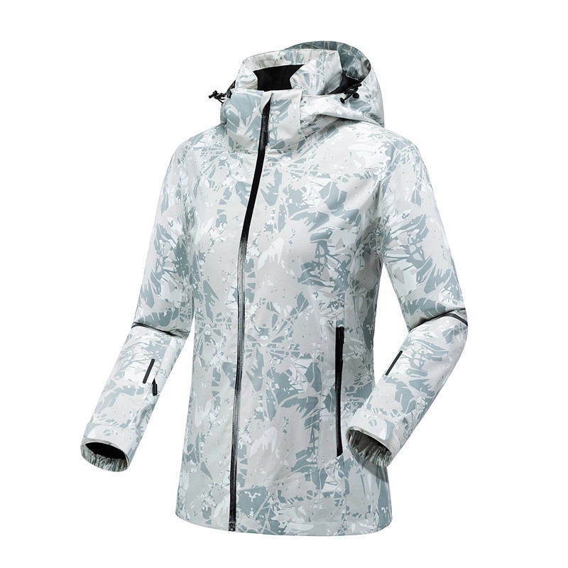 Waterproof Detachable 2-layer Hiking Jacket & Outdoor Coat 3
